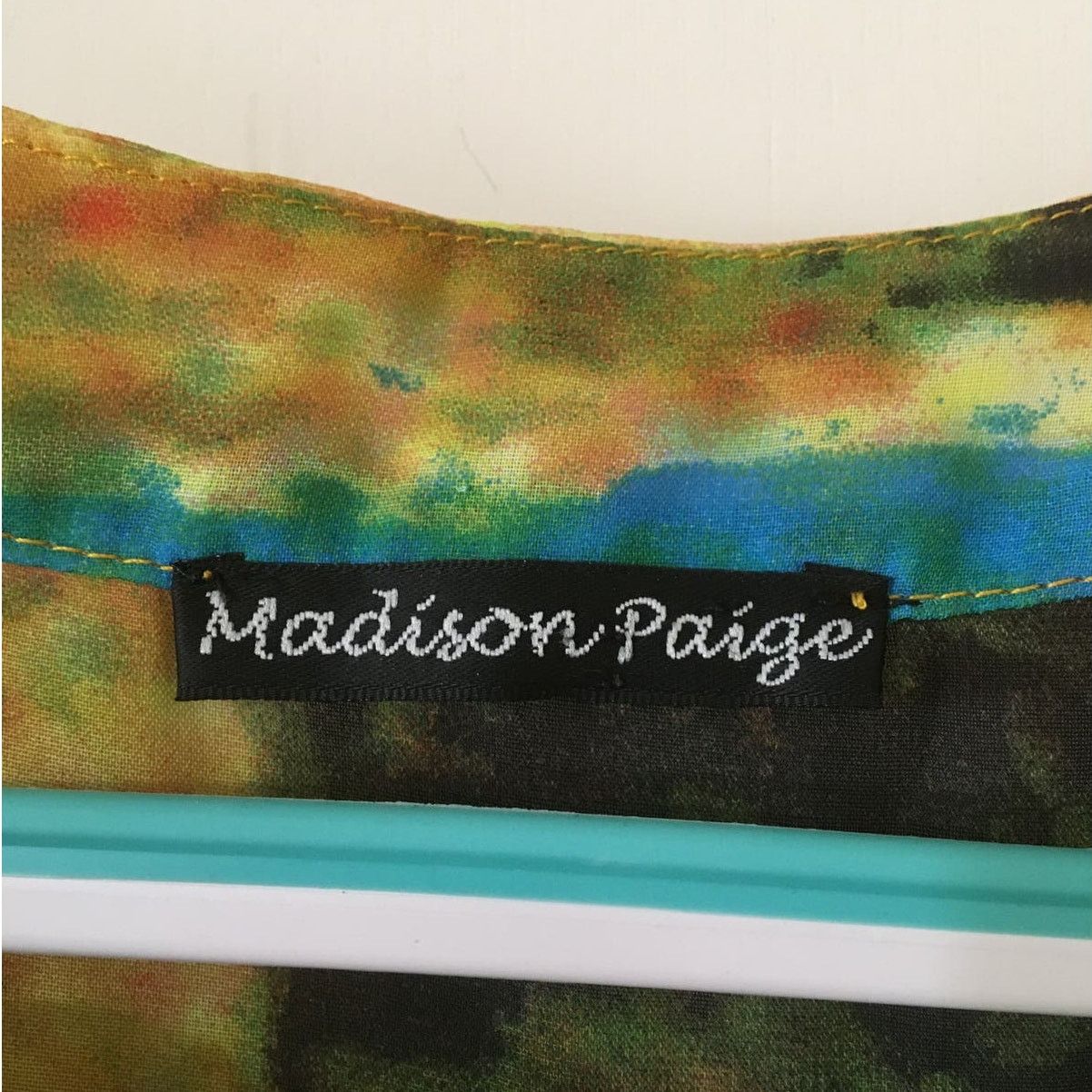 Other Madison Paige XL Cold Shoulder Halter Top Braided Neckline Size XL / US 12-14 / IT 48-50 - 2 Thumbnail