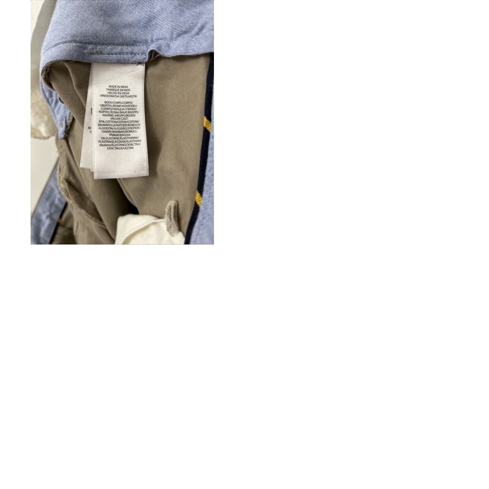 Polo Ralph Lauren Polo Ralph Lauren Chino Pants Mens 38x30 Tan Slim Stretch Cotton Twill Flat Front Zip Embroidered Logo Straight Leg Casual Workwear Size US M / EU 48-50 / 2 - 9 Thumbnail