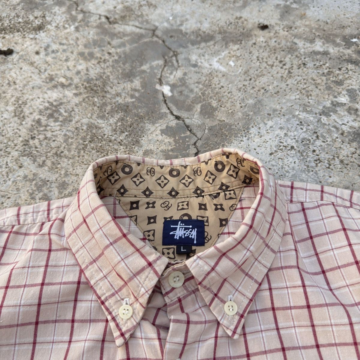 Stussy Vintage Stussy LV Louis Vuitton Monogram Button Ups Shirt Size US S / EU 44-46 / 1 - 3 Thumbnail