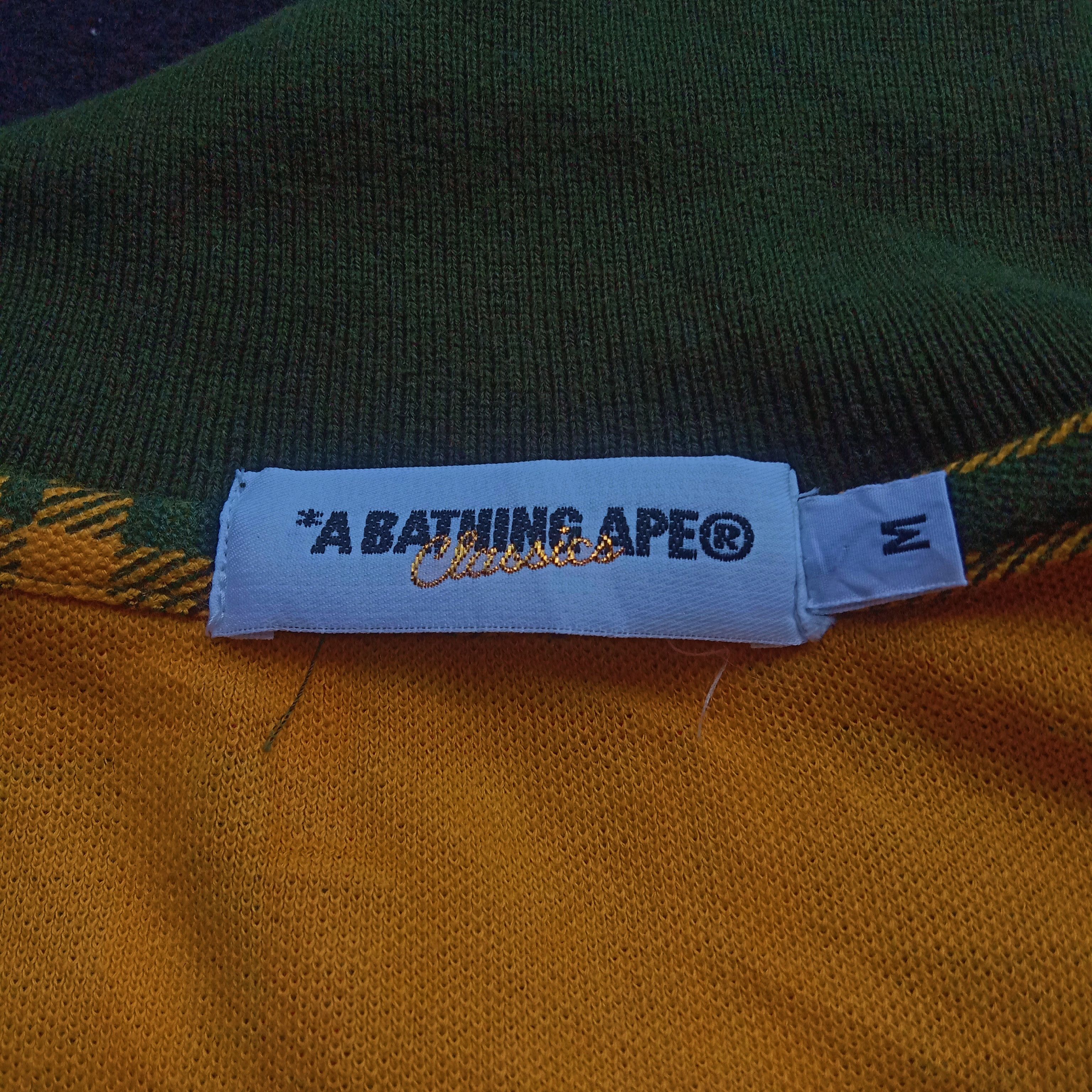 Bape 2008 Bape x Isetan Limited Check Polo Size US M / EU 48-50 / 2 - 9 Thumbnail