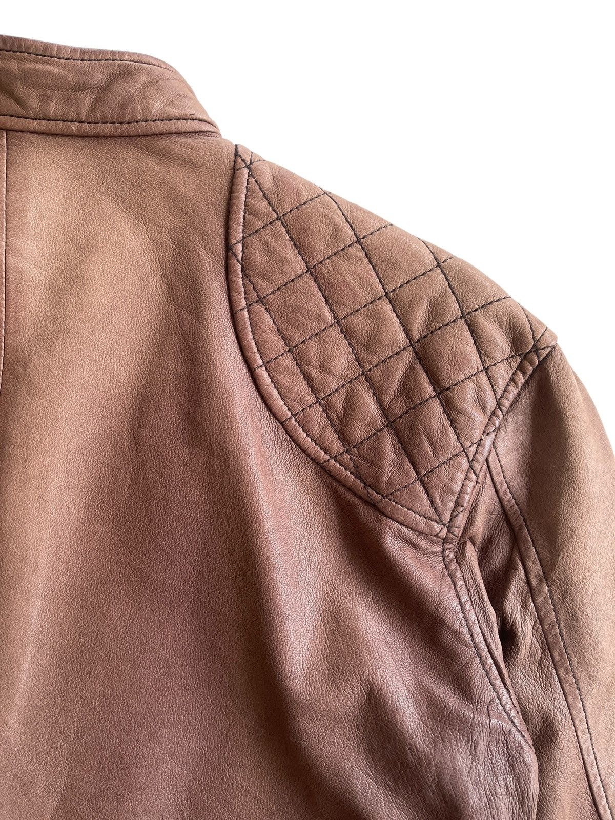 Vintage San Francisco Sheepskin Racer Biker Jacket Size US L / EU 52-54 / 3 - 11 Thumbnail