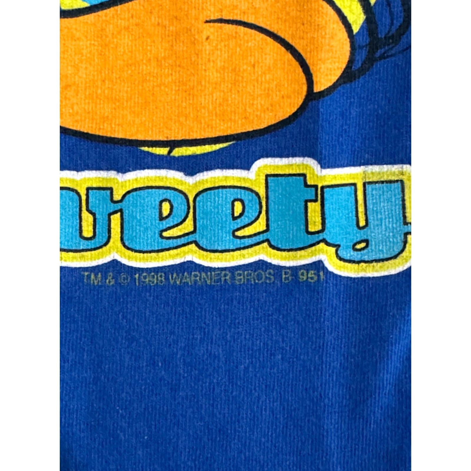 Vintage VINTAGE Looney Tunes T-Shirt Blue Graphic XL Tweety Bird Men Size US XL / EU 56 / 4 - 3 Thumbnail