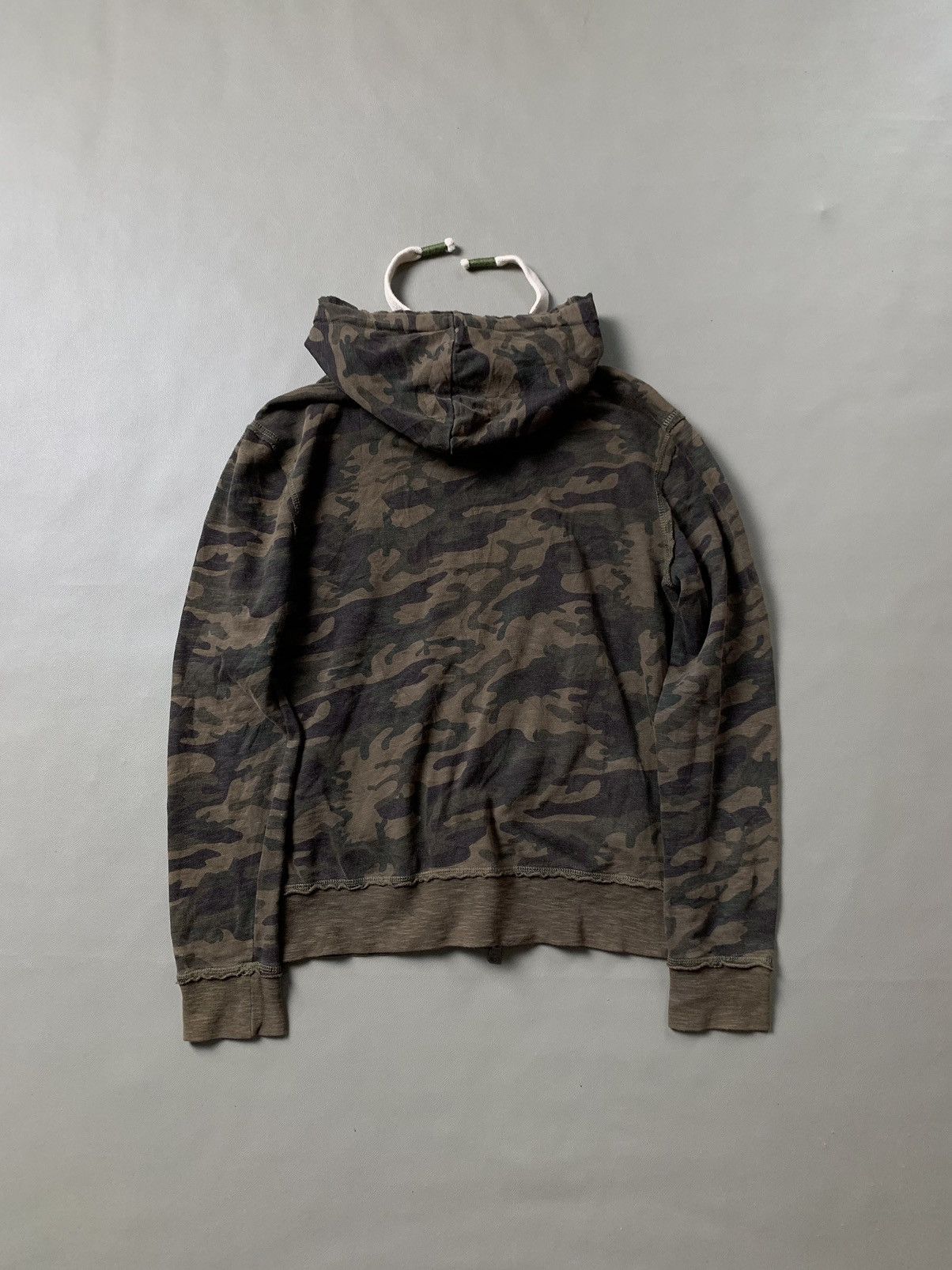 If Six Was Nine × Japanese Brand × Le Grande Bleu (L.G.B.) 40weft Military Distressed Zip Hoodie Size US M / EU 48-50 / 2 - 8 Thumbnail