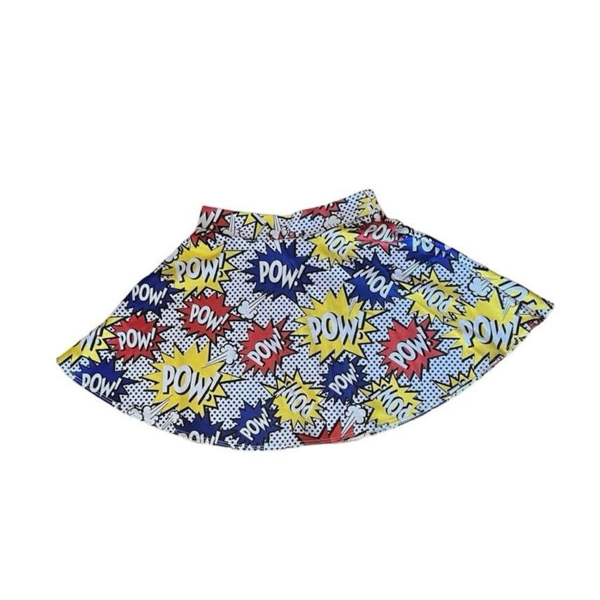 rue21 Y2k Comic Pop Art skater skirt Size 30" / US 8 / IT 44 - 2 Thumbnail