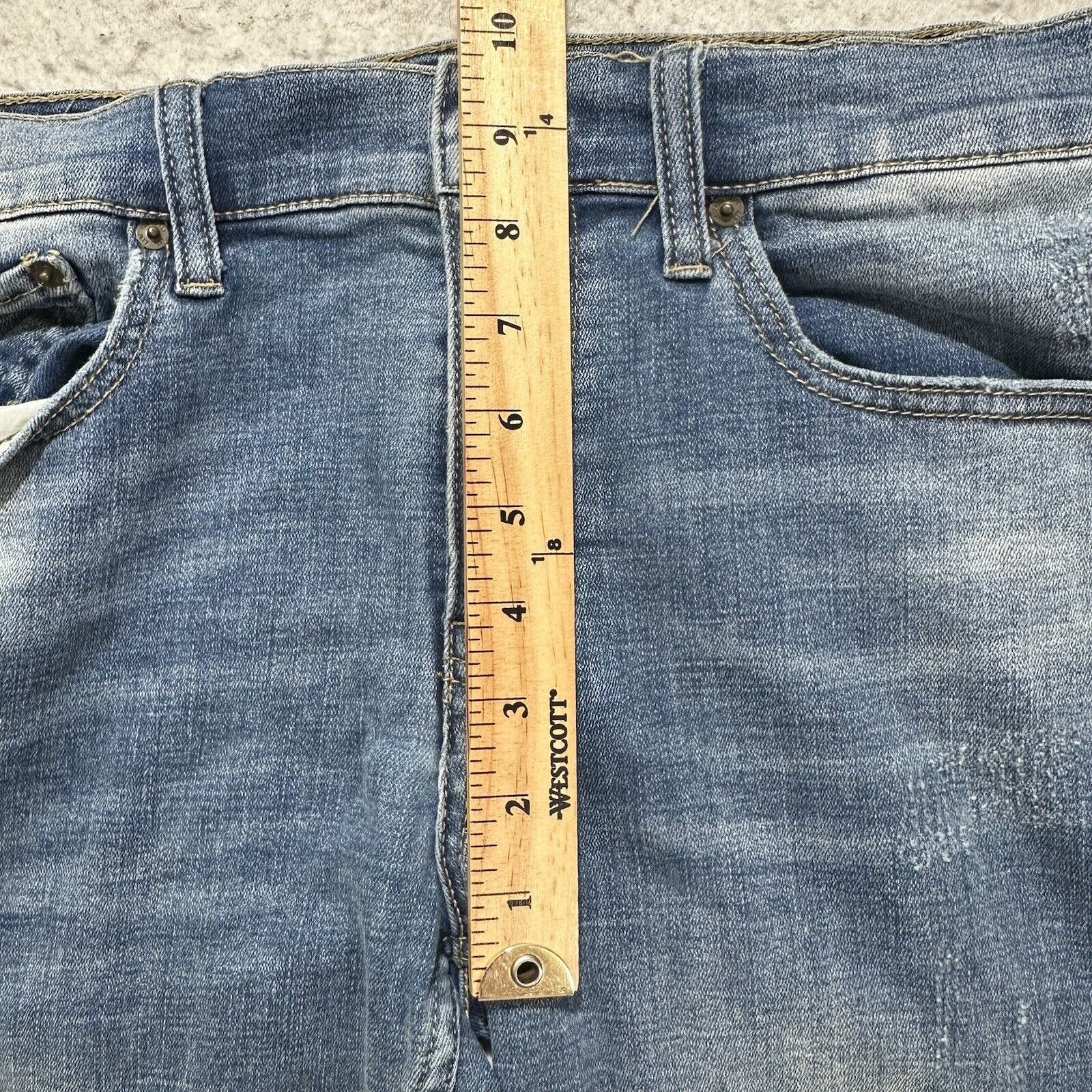 Rsq RSQ 32 Tokyo Super Skinny Distressed Denim Jeans 31" Inseam Size 32" / US 10 / IT 46 - 13 Thumbnail