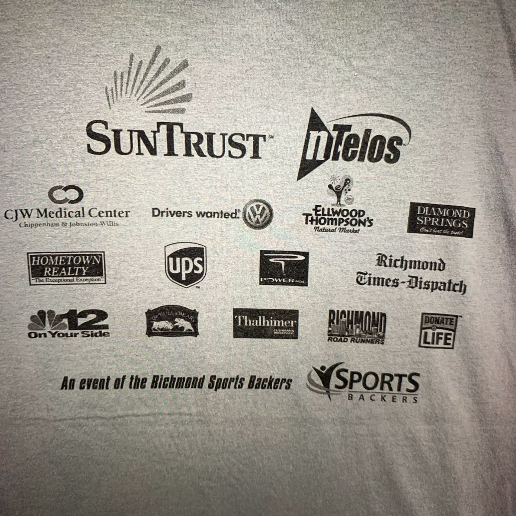 Hanes VINTAGE Hanes Richmond Virginia T-Shirt Adult Large 2005 Suntrust Marathon Light Blue Retro 80s 90s Men's Size US L / EU 52-54 / 3 - 5 Thumbnail