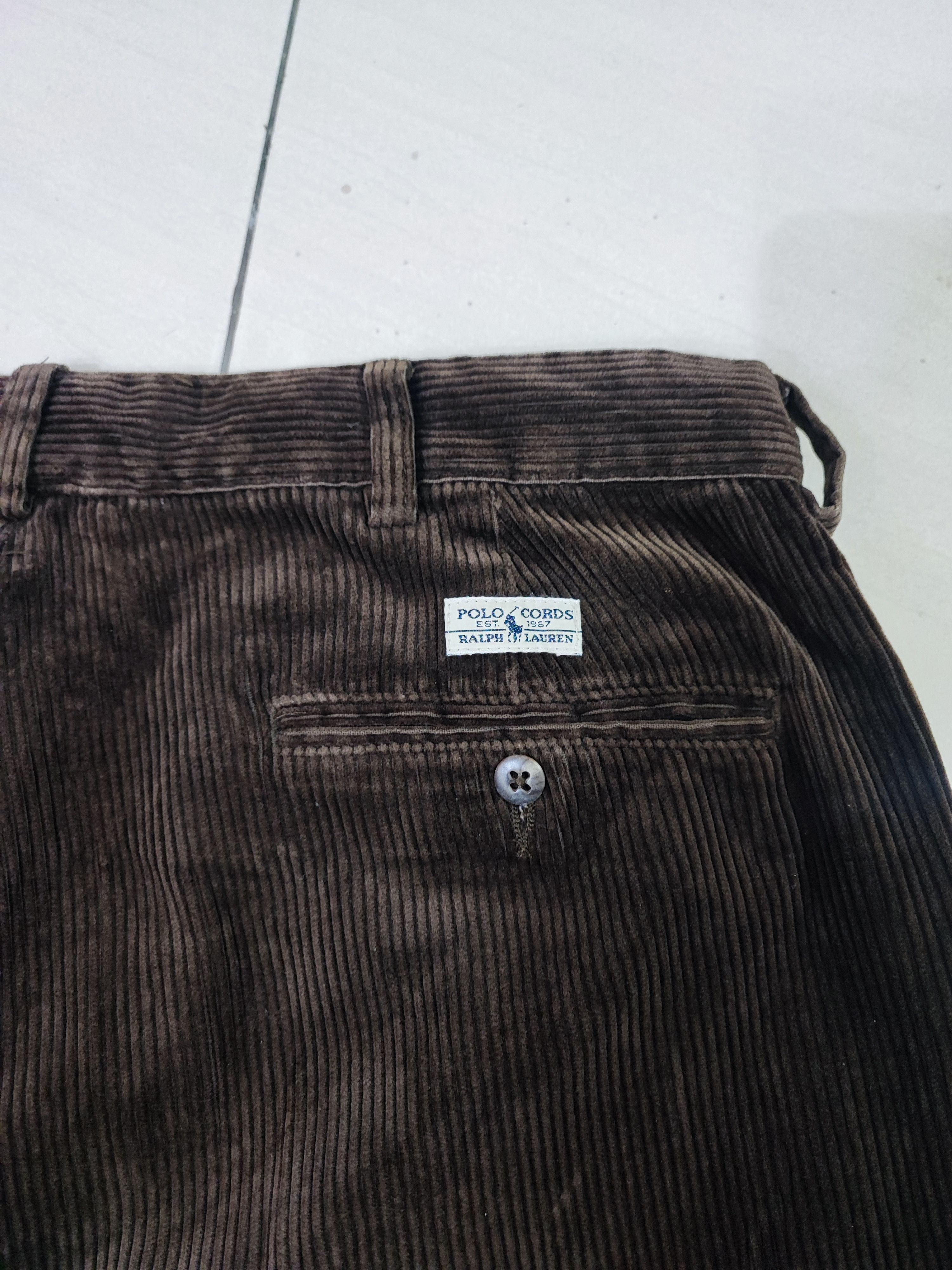 Polo Ralph Lauren Vintage 90's Polo. Ralph Lauren corduroy Loose/Baggy Pants Size US 36 / EU 52 - 6 Thumbnail