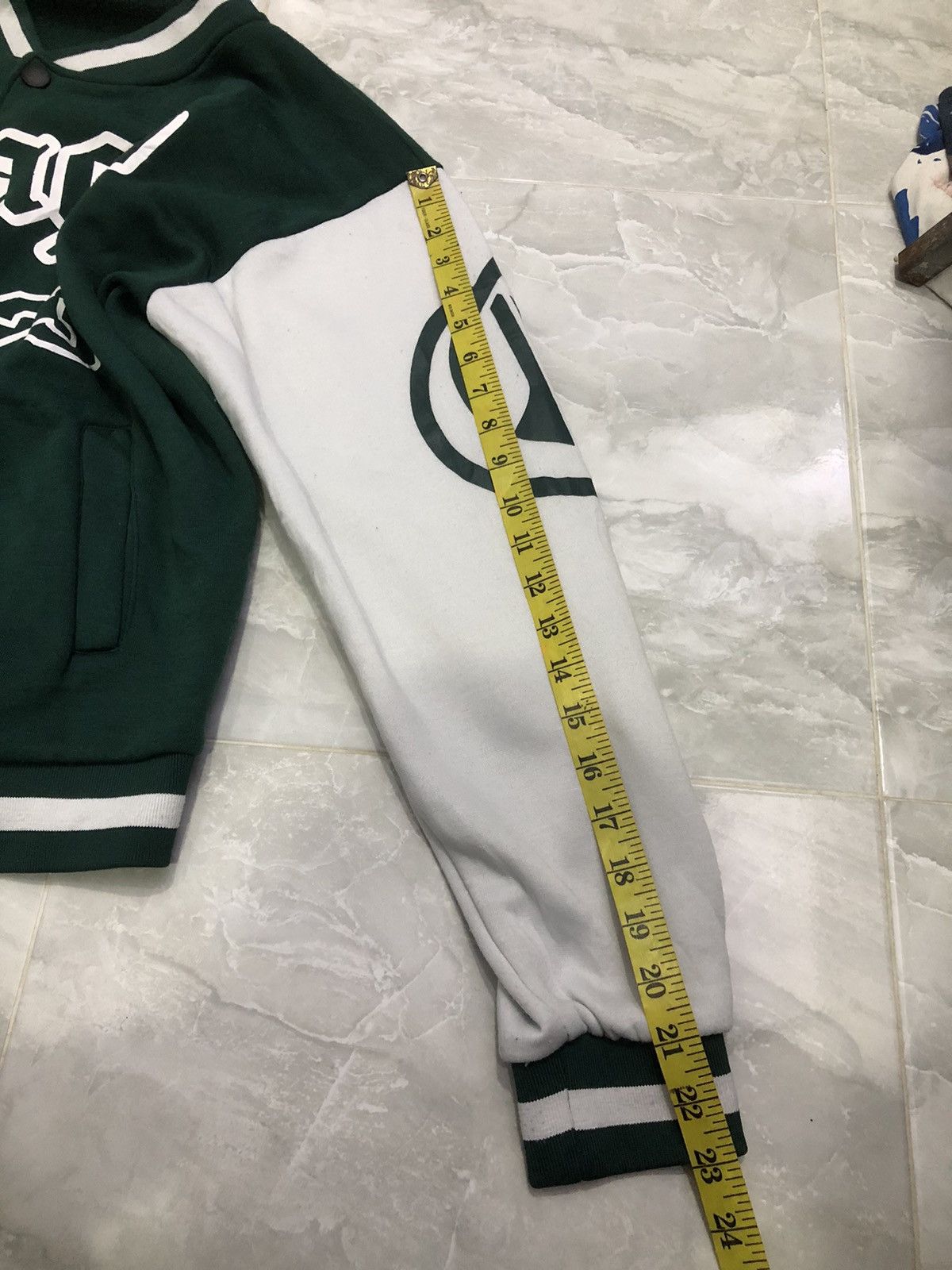 Other Vintage Chicago 23 Green White Varsity Jacket Size US M / EU 48-50 / 2 - 19 Thumbnail