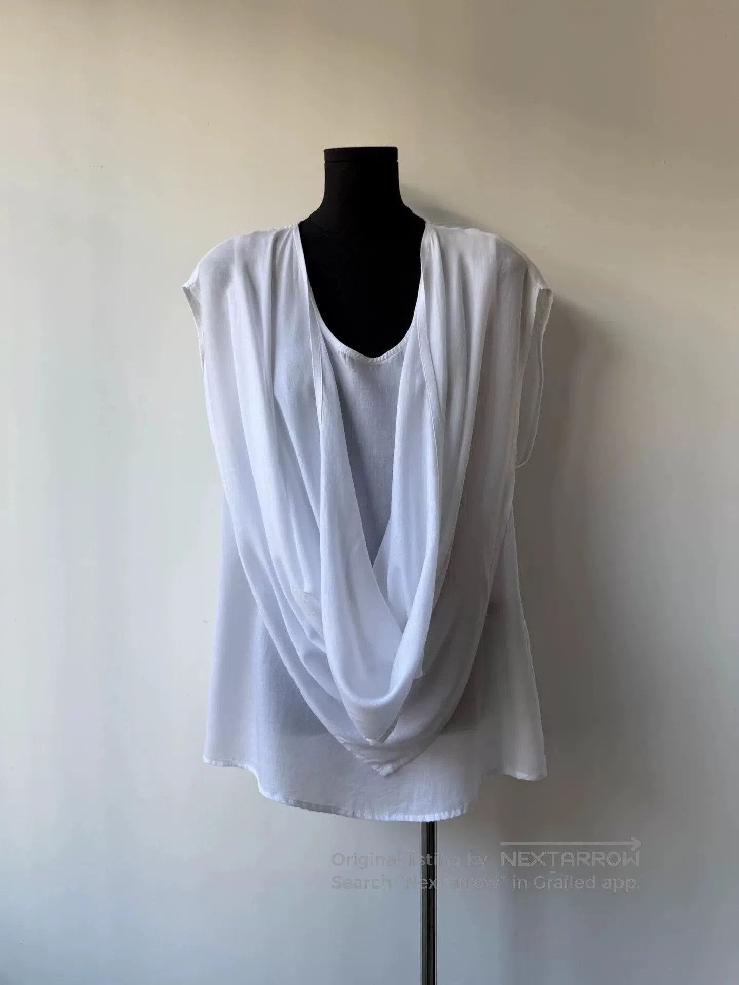 Limi Feu Yohji Yamamoto LIMI Feu Sleeveless Top. Size S / US 4 / IT 40 - 1 Thumbnail