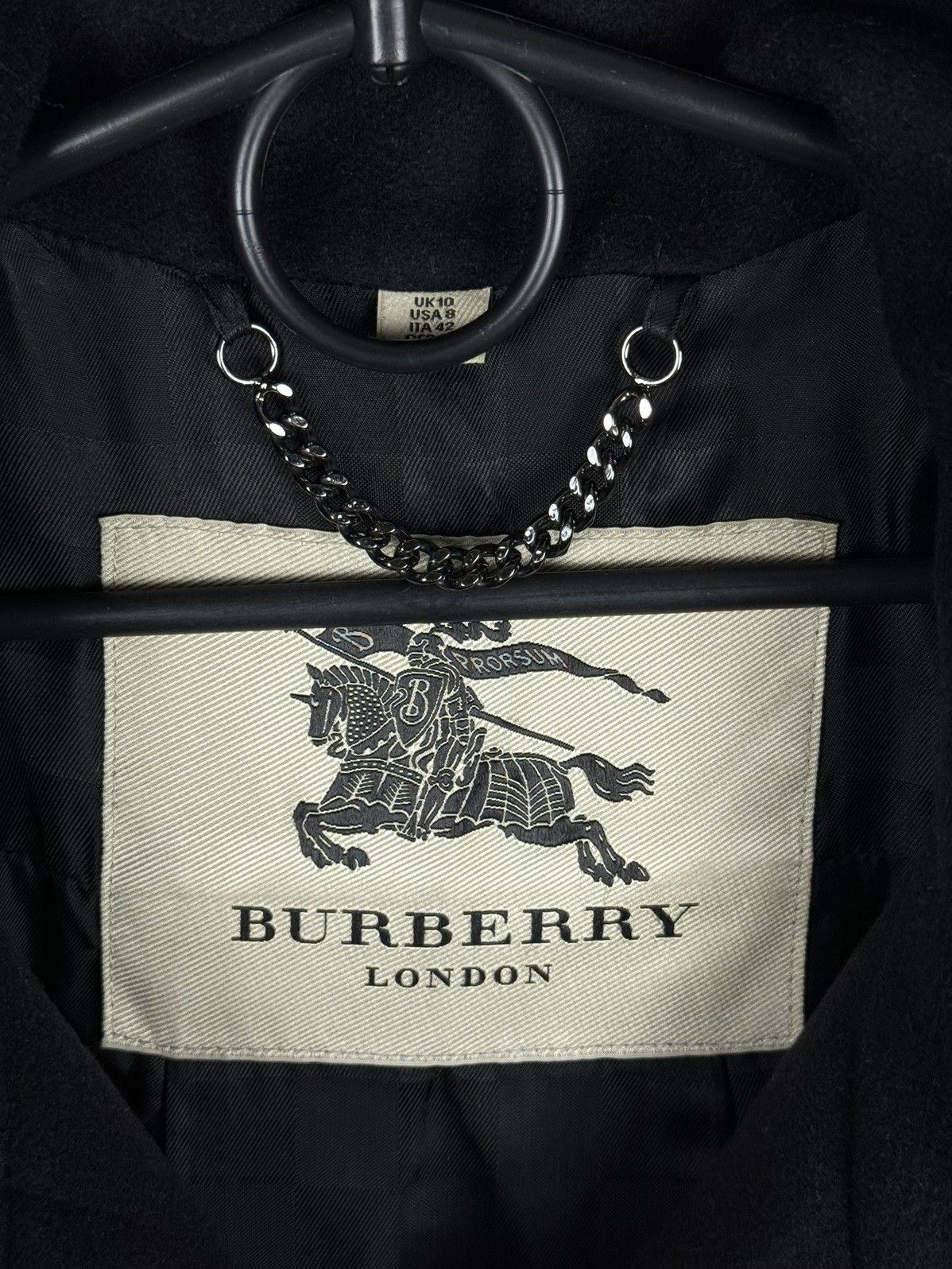 Burberry Wool coat trench Burberry original streetwear luxury item Size M / US 6-8 / IT 42-44 - 5 Thumbnail