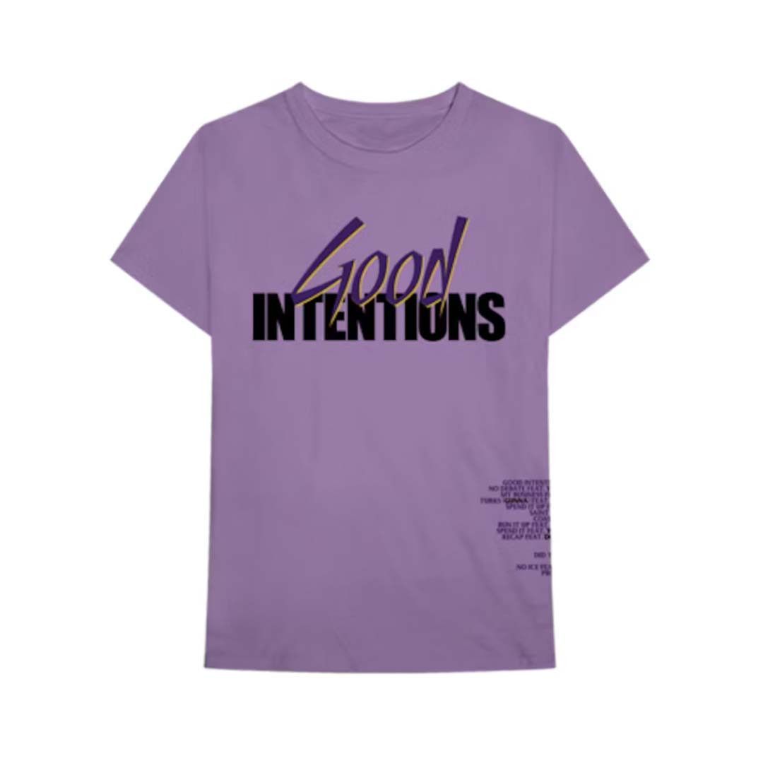 Vlone x Nav Doves Tee Purple T-shirts Size US S / EU 44-46 / 1 - 1 Thumbnail