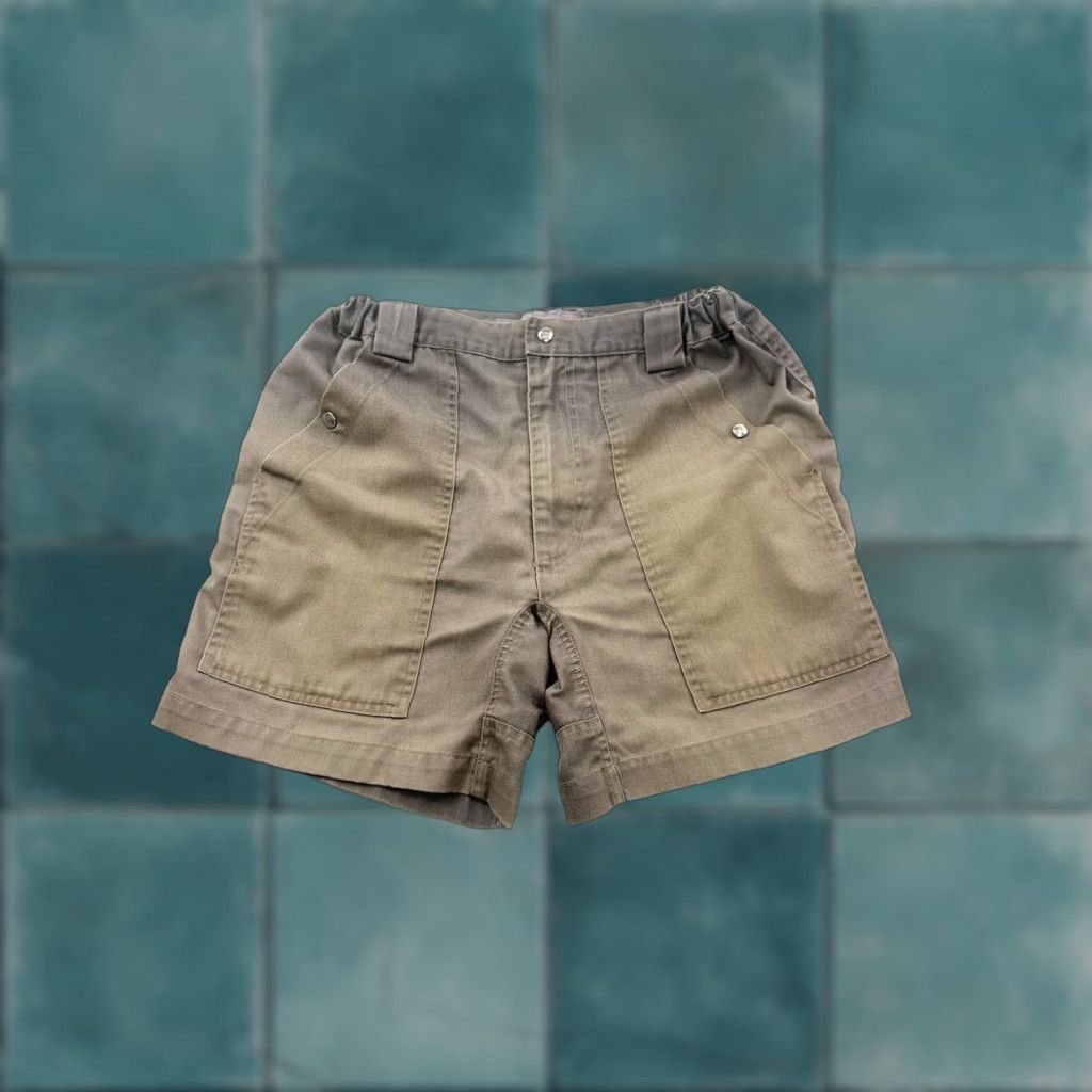 Vintage COLD SPLINTERS Bermuda Shorts Men’s L Brown Faded Outdoor Hiking Campfire Size US 33 - 1 Thumbnail