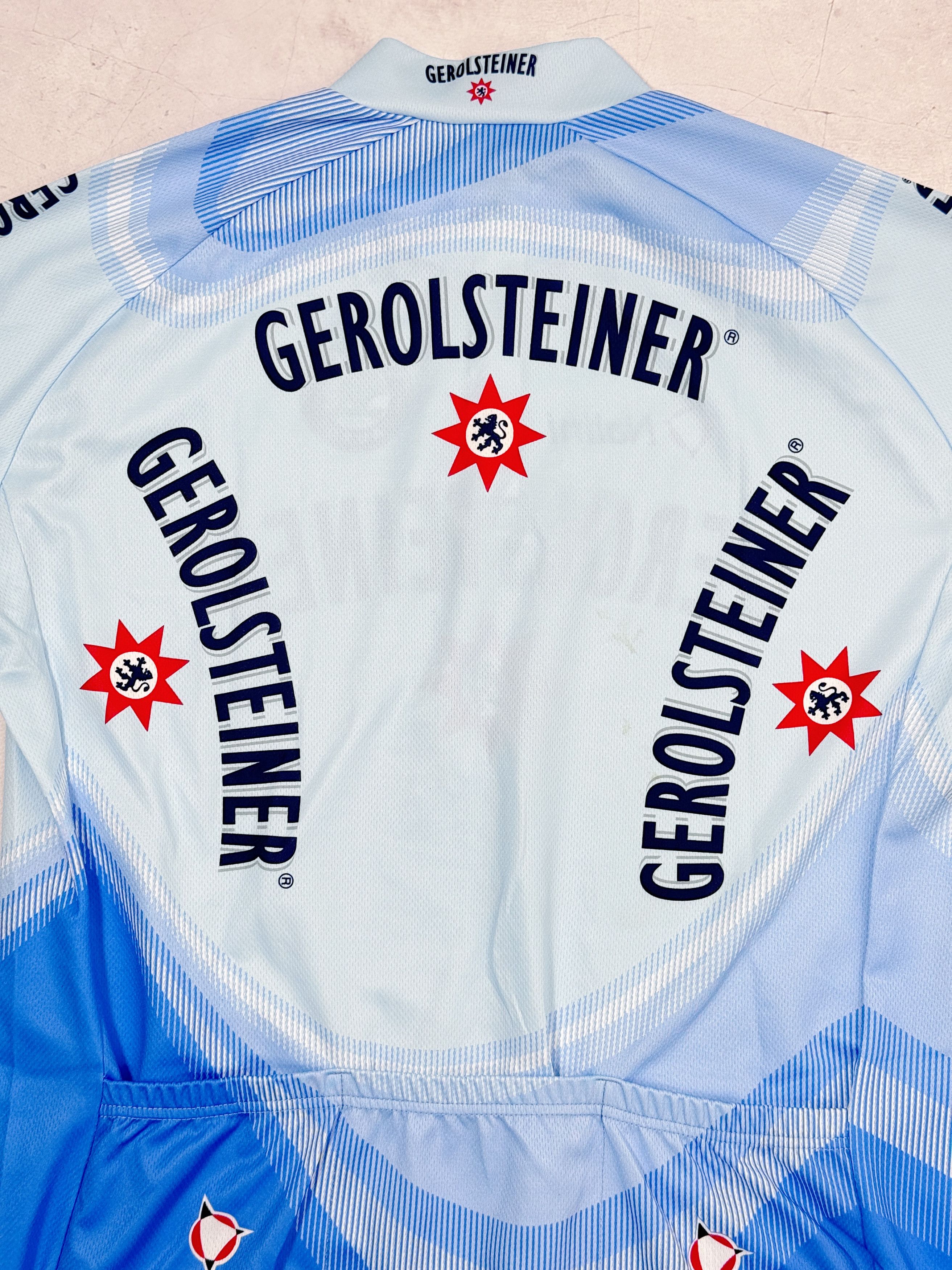 Vintage Vintage Nalini Cycling Jersey Gerolsteiner Skoda Uci Size US XL / EU 56 / 4 - 9 Thumbnail