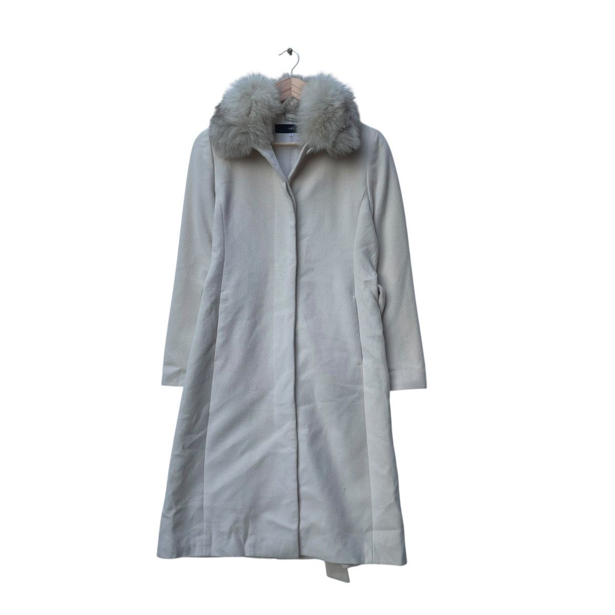 Autumn Cashmere × Japanese Brand × Yohji Yamamoto Vintage Ined Yohji Yamamoto Pure New Wool Long Coat Size M / US 6-8 / IT 42-44 - 1 Thumbnail