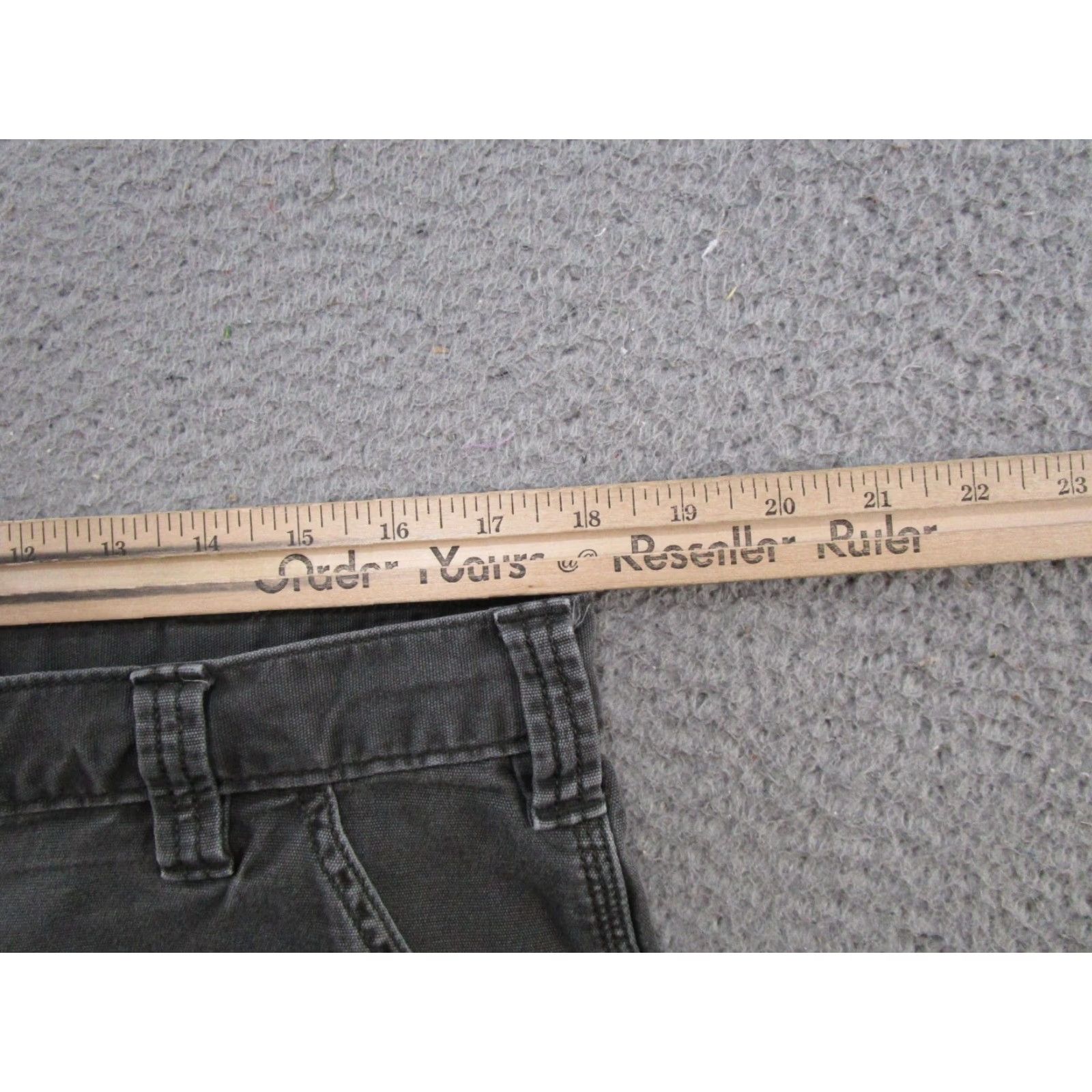 Carhartt Carhartt Pants Gray Men’s 36x30 Relaxed Fit Work Canvas Carpenter 5-Pocket, Button Zip, Straight Leg, 102291 306 Mens Size US 36 / EU 52 - 6 Thumbnail