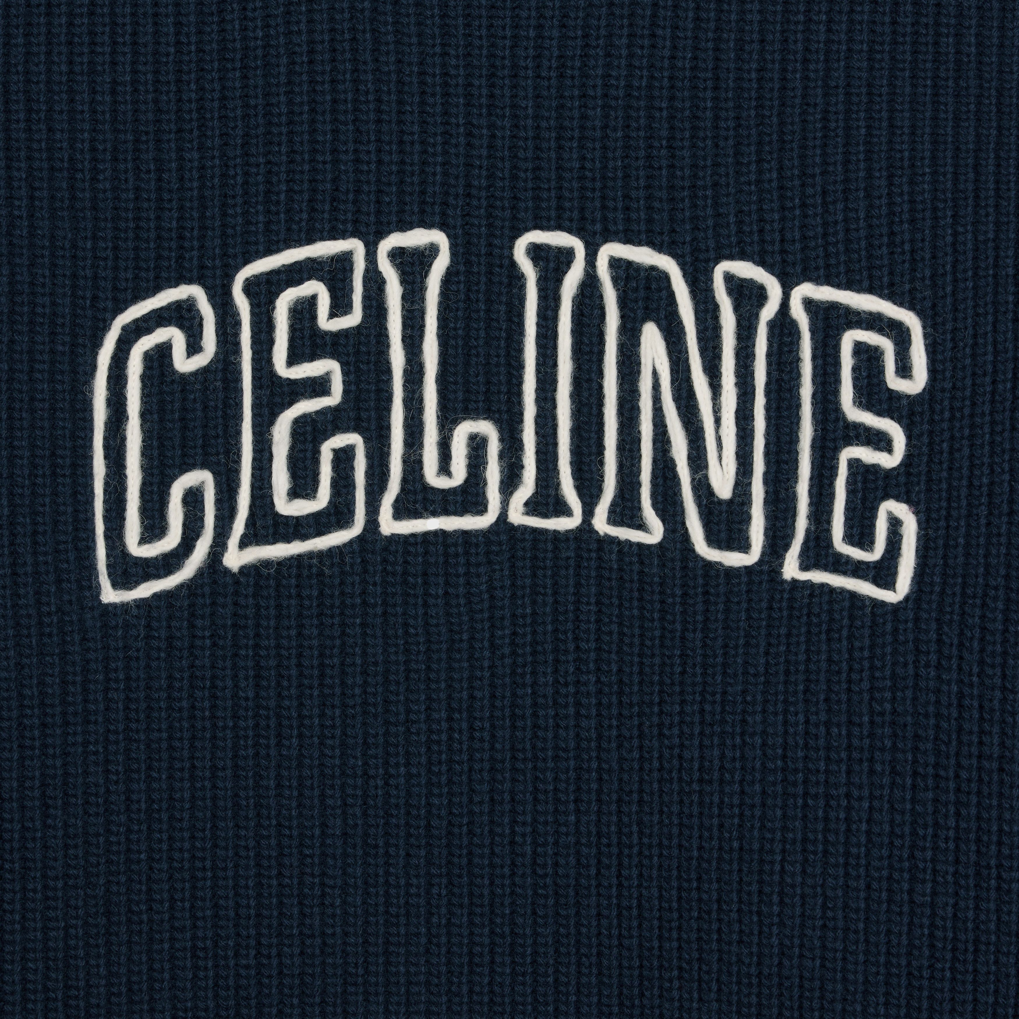 Celine o1bcso1str0925 2AW9A311Y Oversized Sweater in Navy Size US M / EU 48-50 / 2 - 4 Thumbnail
