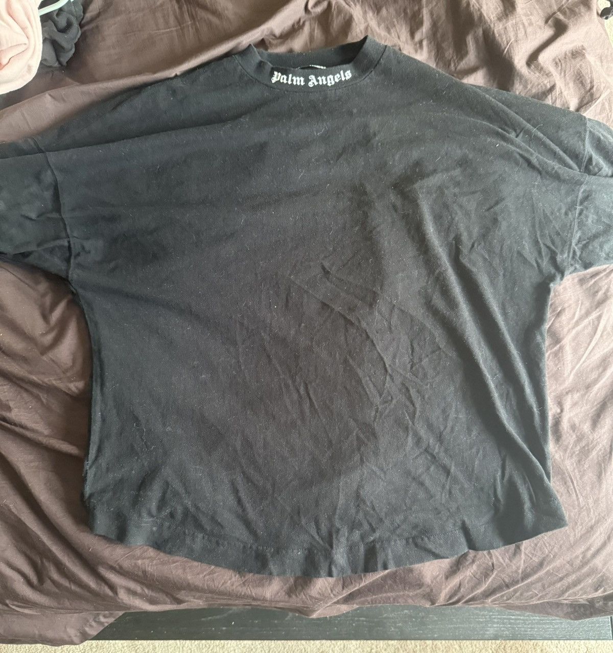 Palm Angels Palm Angels Mock Neck Logo T-Shirt Size US S / EU 44-46 / 1 - 1 Thumbnail