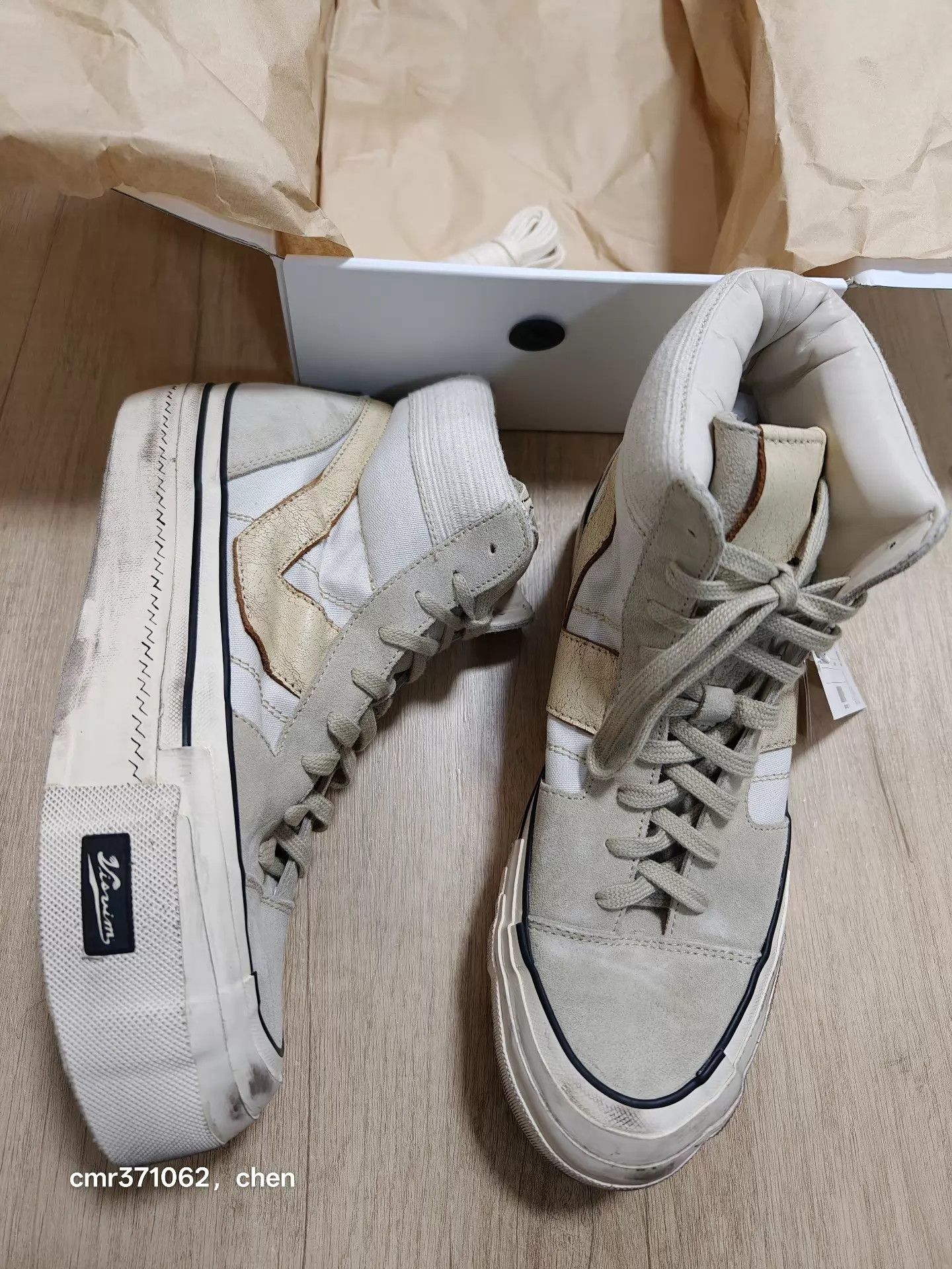 Visvim visvim 22AW Zephyr Hi G.Patten Ivory 11 Size US 11 / EU 44 - 2 Thumbnail
