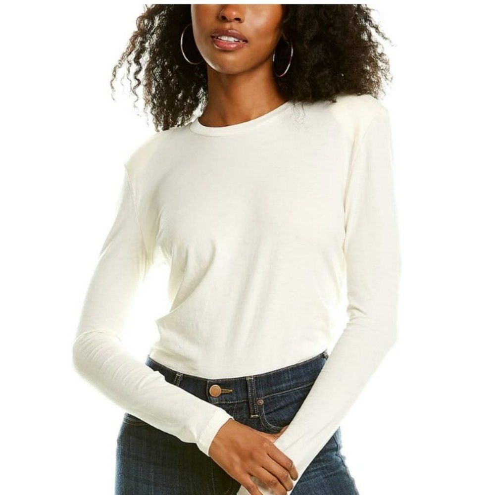 Other NWT New Danielle Bernstein Open Back Cotton Ivory Bodysuit Size XS / US 0-2 / IT 36-38 - 1 Thumbnail