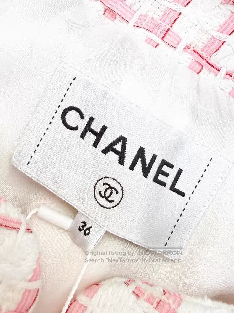 Chanel Chanel Woven plaid four-pocket long-sleeved silhouette jac Size XS / US 0-2 / IT 36-38 - 6 Thumbnail