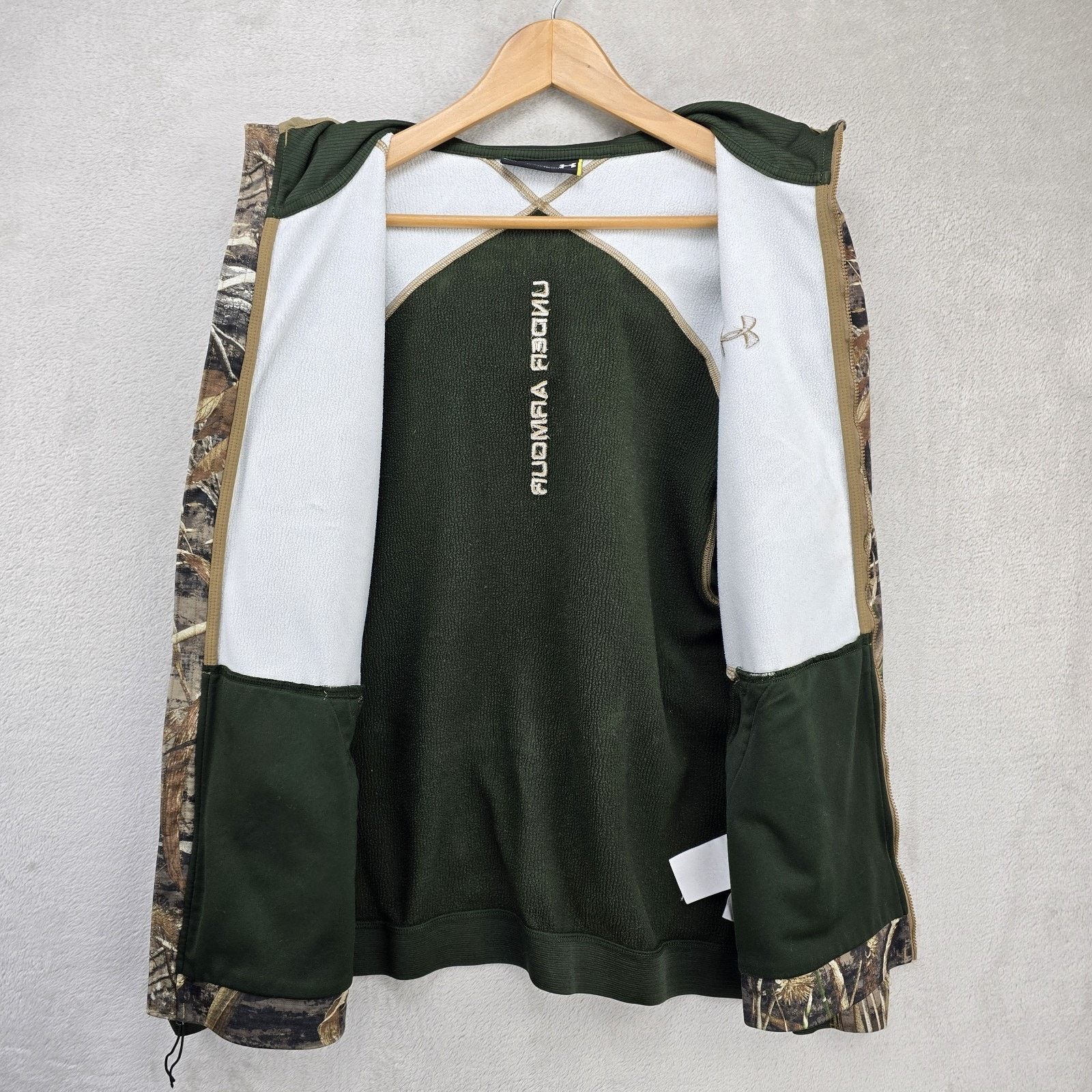 Under Armour Under Armour Camo Realtree Max-5 Zip Up Hoodie Mens Medium Size US M / EU 48-50 / 2 - 6 Thumbnail