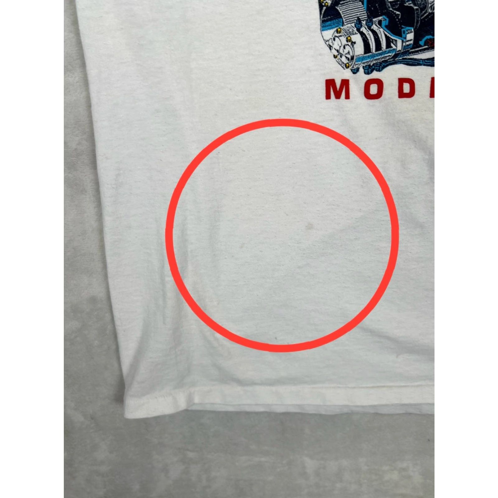 Vintage VINTAGE Graffiti Night Modesto T-Shirt Mens Large White Graphic Print Hot Rod Racing Size US L / EU 52-54 / 3 - 6 Thumbnail