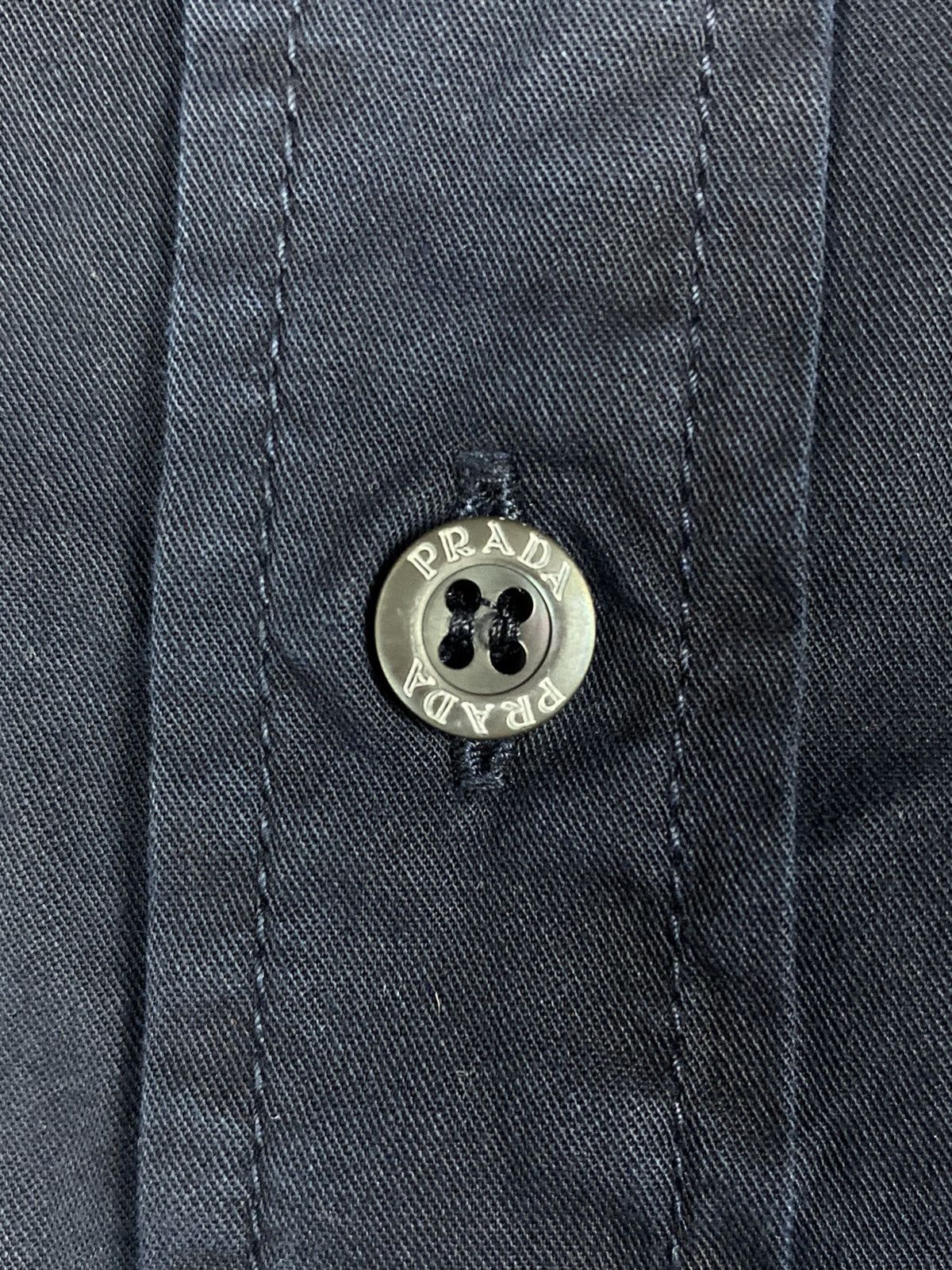 Prada × Vintage Vintage Prada Designer Luxury Button Up Shirt Size US M / EU 48-50 / 2 - 8 Thumbnail