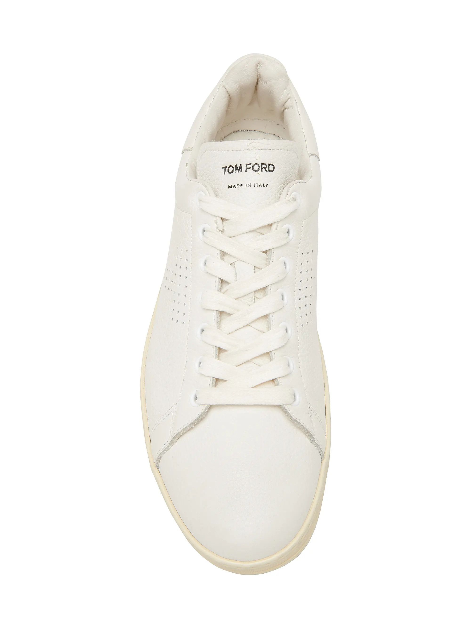 Tom Ford os11x0226 Size: 7.5 TF / Grain Leather Low-Top Sneakers Size US 7.5 / EU 40-41 - 5 Thumbnail