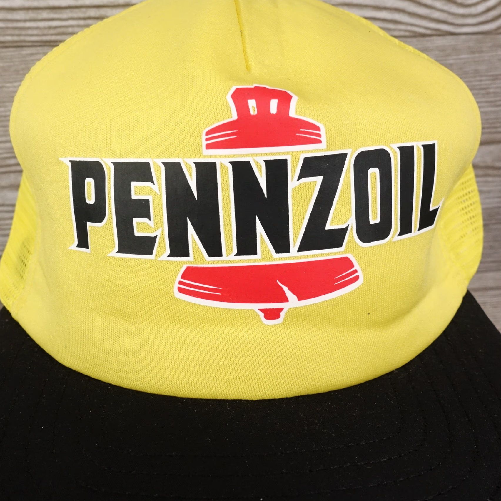 Logo 7 VINTAGE SWINGSTER PENNZOIL RACING YELLOW TRUCKER HAT UNISEX ADJUSTABLE SNAPBACK USA Size ONE SIZE - 2 Thumbnail