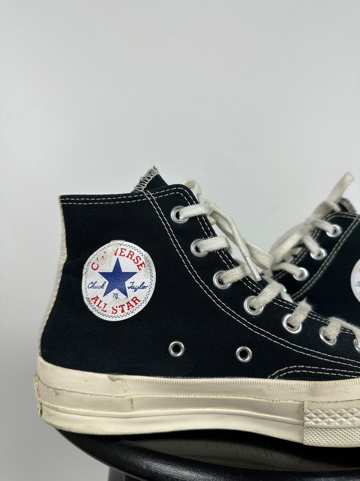Comme des Garcons Comme Des Garçons x Chuck Taylor Converse All Star Hi Top Size US 7.5 / IT 37.5 - 17 Thumbnail