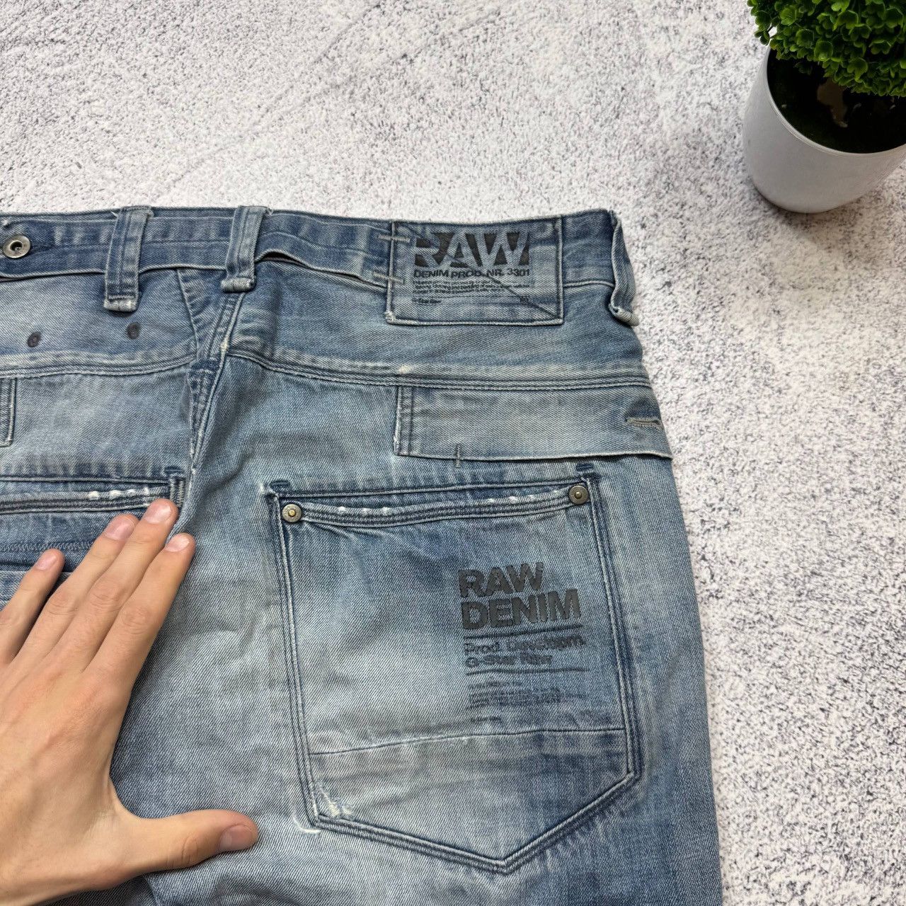 G-Star Vintage G-Star RW Denim Baggy Jeans Shorts Mens Size 33 Size US 33 - 12 Thumbnail