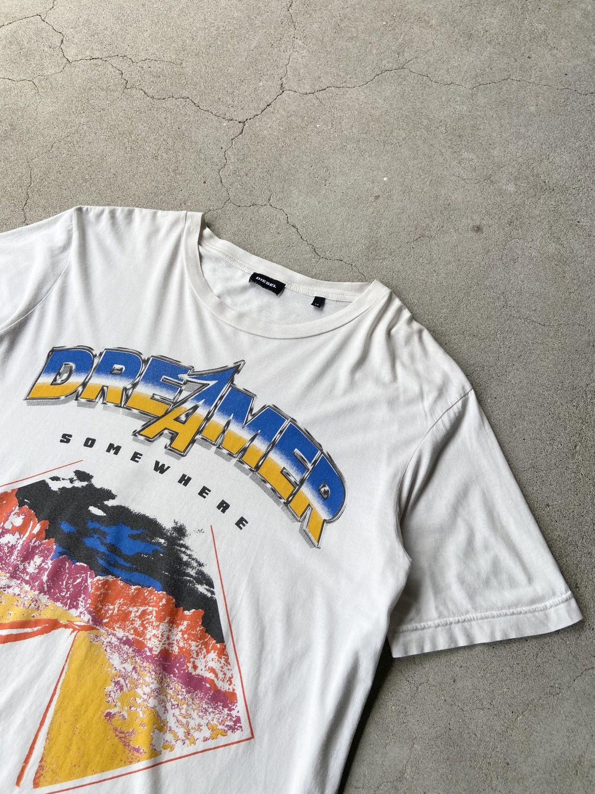 Diesel DIESEL OVERSIZED DREAMER PRINT T-SHIRT Size US M / EU 48-50 / 2 - 2 Thumbnail