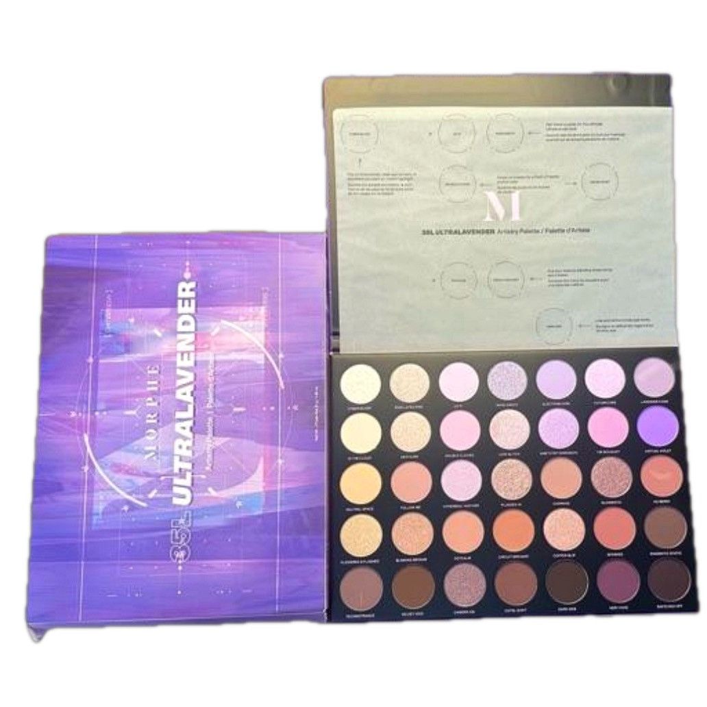 Designer Brand New Morphe 35L Ultralavender Eyeshadow Palette Size ONE SIZE - 1 Thumbnail