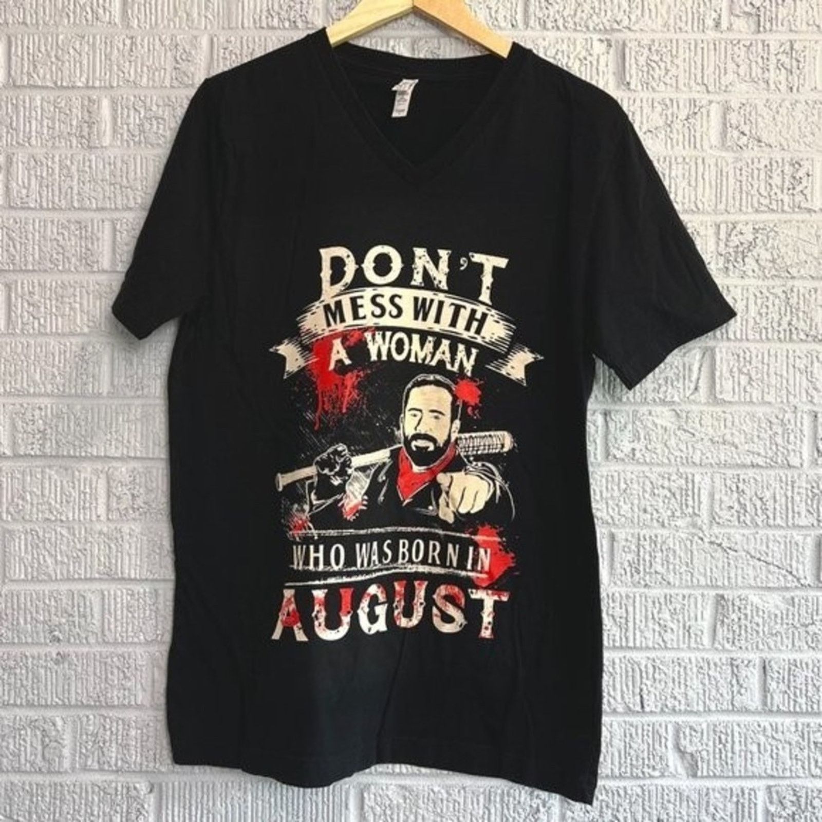 Other Funky Graphic Tee Zombie Style Adult Large T-Shirt Black Size L / US 10 / IT 46 - 1 Thumbnail