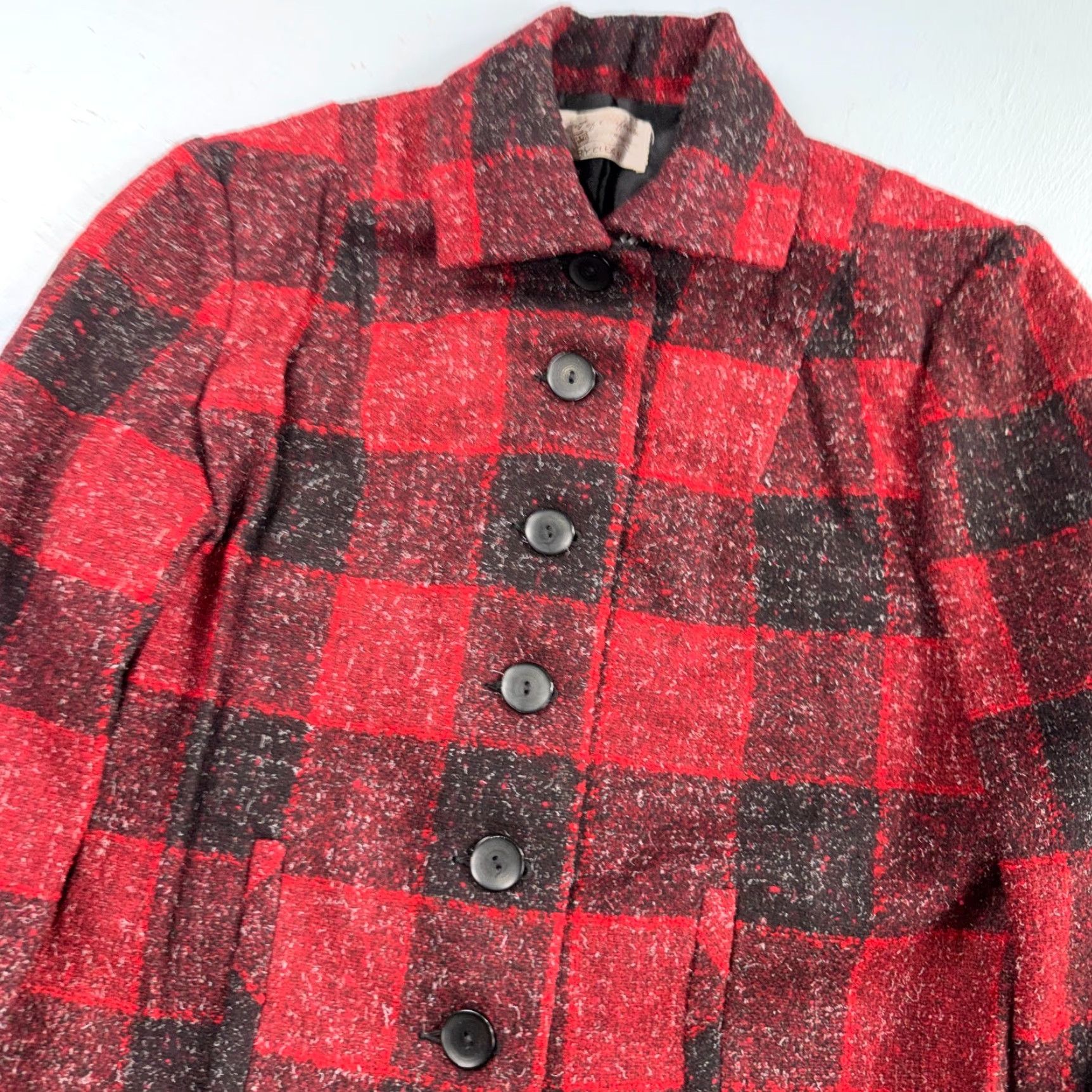 VTG Koret of California Skirt Womens Small Red Midi Rockabilly Suit Jacket