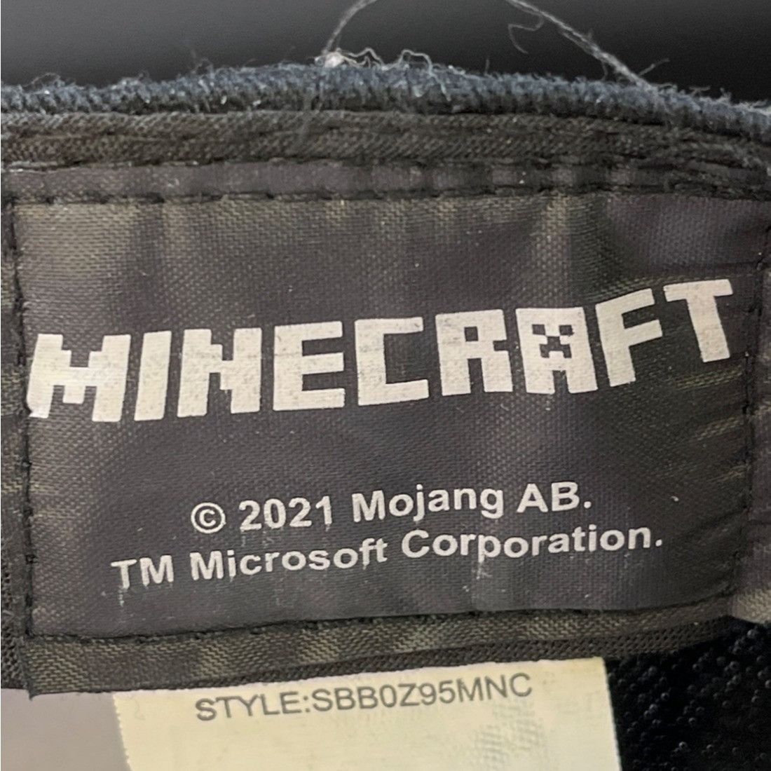 Other Minecraft Unisex Black/Green Minecraft Game Hat/Cap One Size Size ONE SIZE - 6 Thumbnail