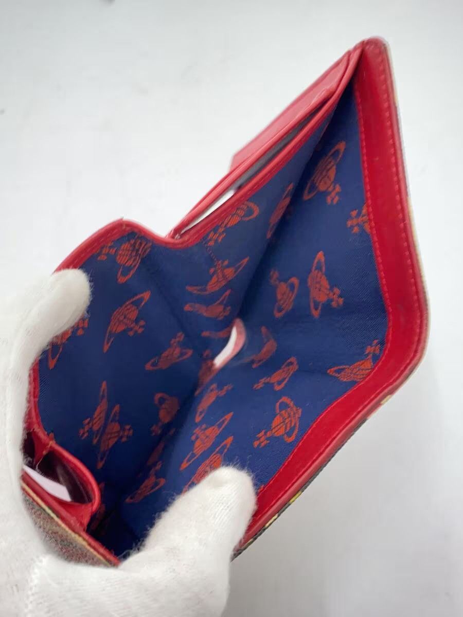 Vivienne Westwood Plaid Orb Leather Wallet Size ONE SIZE - 5 Thumbnail