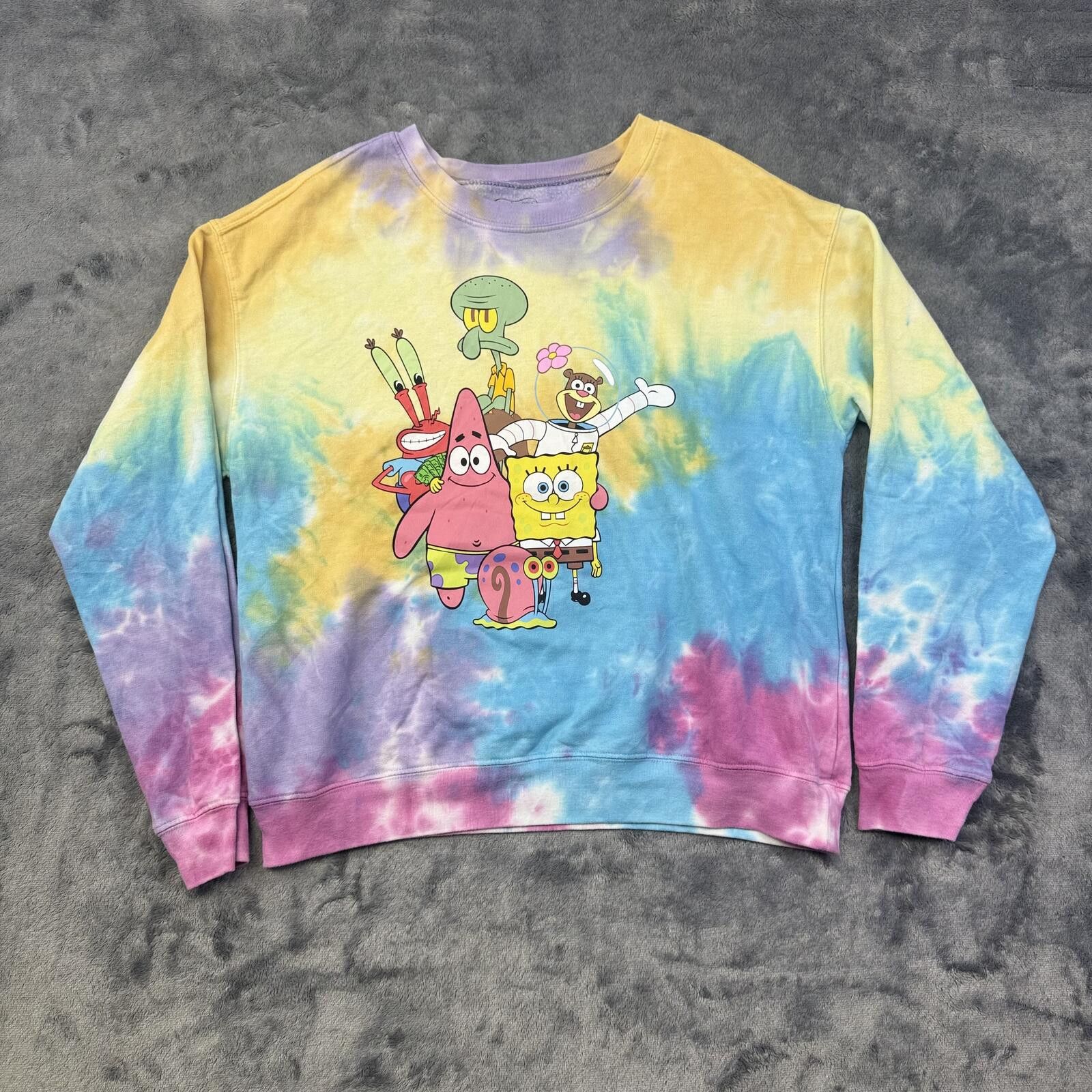 Nickelodeon Nickelodeon SpongeBob SquarePants Tie-Dye Sweatshirt Size US L / EU 52-54 / 3 - 1 Thumbnail