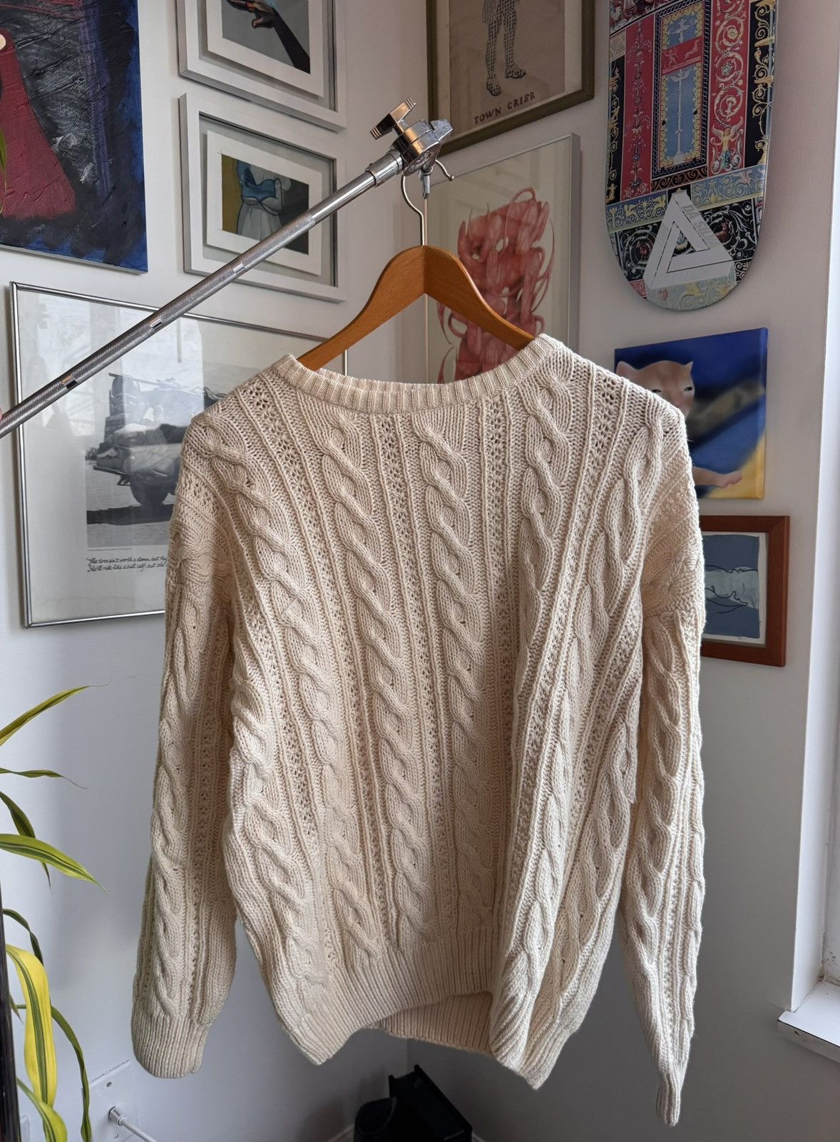 American Eagle Outfitters Vintage American Eagle Cable Knit Sweater Size US L / EU 52-54 / 3 - 1 Thumbnail
