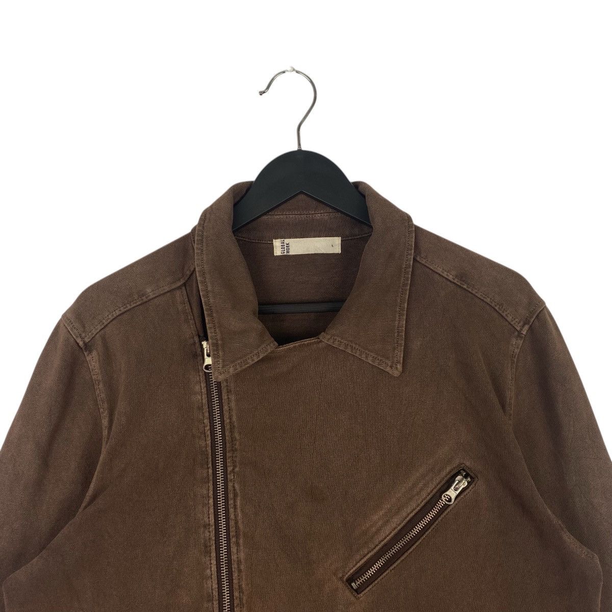 Vintage Vintage Rider Jacket Global Work Brown Pullover Jumper SizeL Size US L / EU 52-54 / 3 - 4 Thumbnail