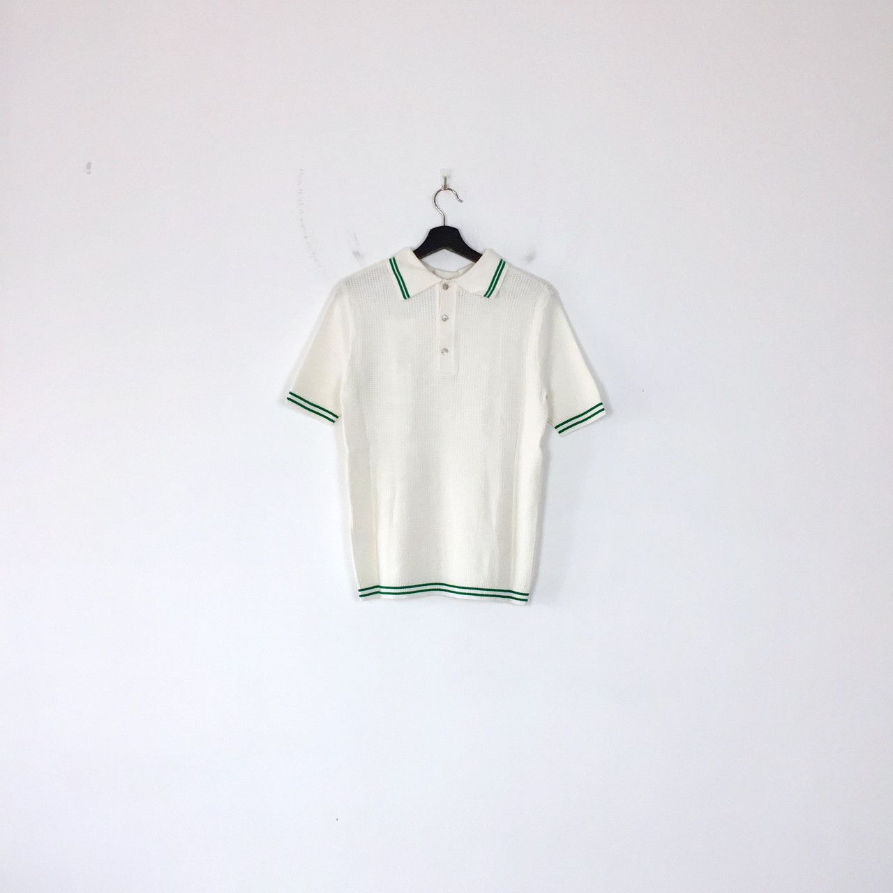 Telfar TELFAR MESH BACKWARDS KNIT POLO Size US XS / EU 42 / 0 - 2 Thumbnail