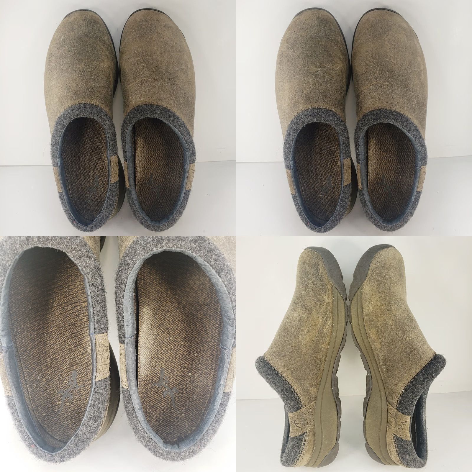 Chaco Chaco Zealander Men’s Clog Size 10M Taupe Suede Nubuck Leather, Leather Lining, Leather Insole, Leather Outsole, Tan Taupe, Casual Shoes, Men Size US 10 / EU 43 - 8 Thumbnail