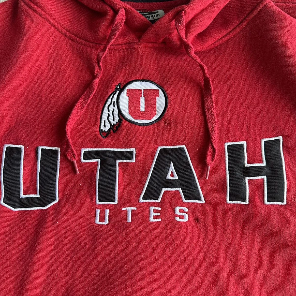 Other Vintage University of Utah Hoodie Sweatshirt Men XL Red Utes Size US XL / EU 56 / 4 - 7 Thumbnail