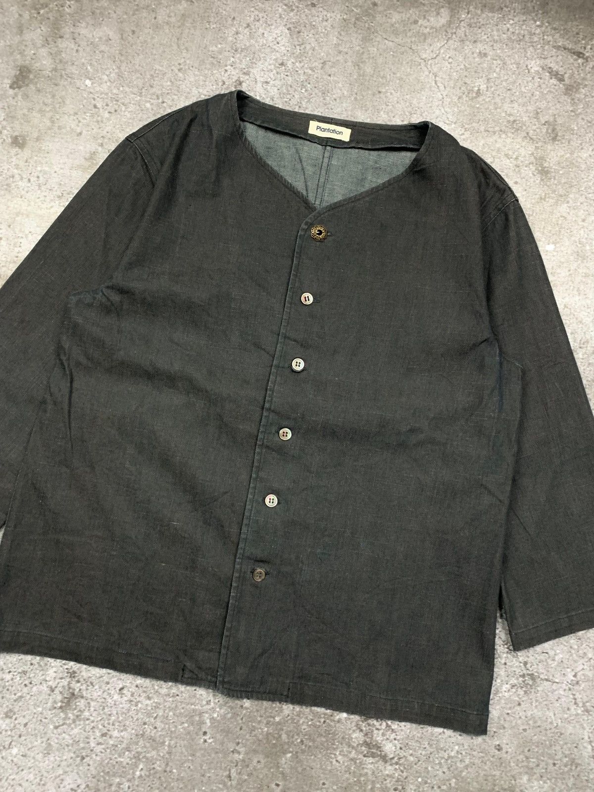 Issey Miyake Plantation By Issey Miyake Button Denim Shirt Size US M / EU 48-50 / 2 - 3 Thumbnail
