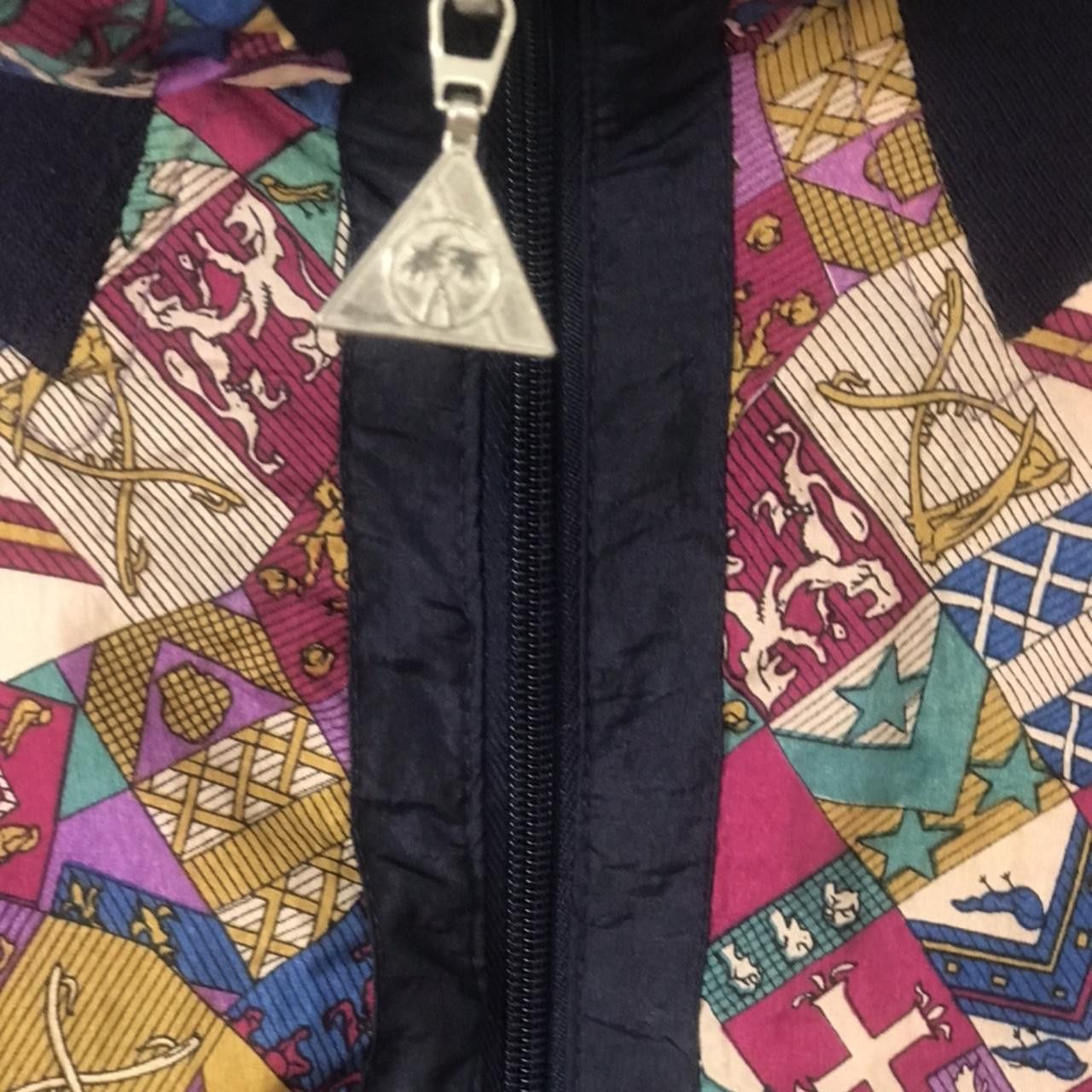 Vintage 80s Funky Geometric Patterned Windbreaker Size US M / EU 48-50 / 2 - 2 Thumbnail