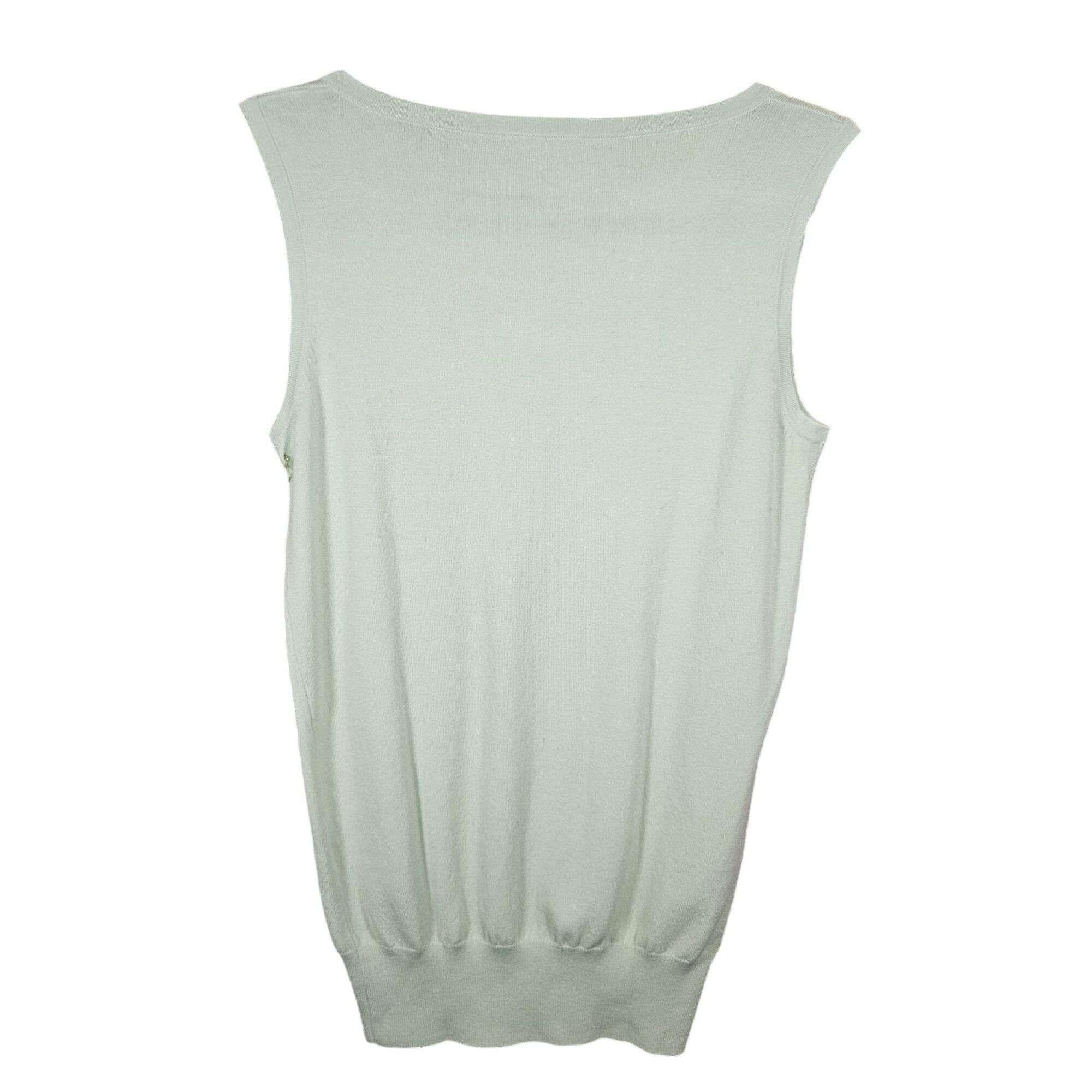 Other Rondina Women Mint Soft Sleeveless Top M Silk Cotton Clean G Size M / US 6-8 / IT 42-44 - 3 Thumbnail
