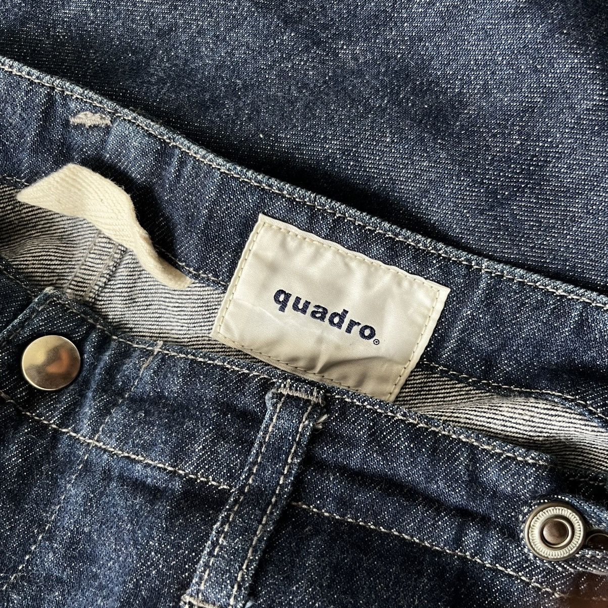 Japanese Brand Quadro Japan Drop Crotch Indigo Denim mercibeaucoup Size US 34 / EU 50 - 8 Thumbnail
