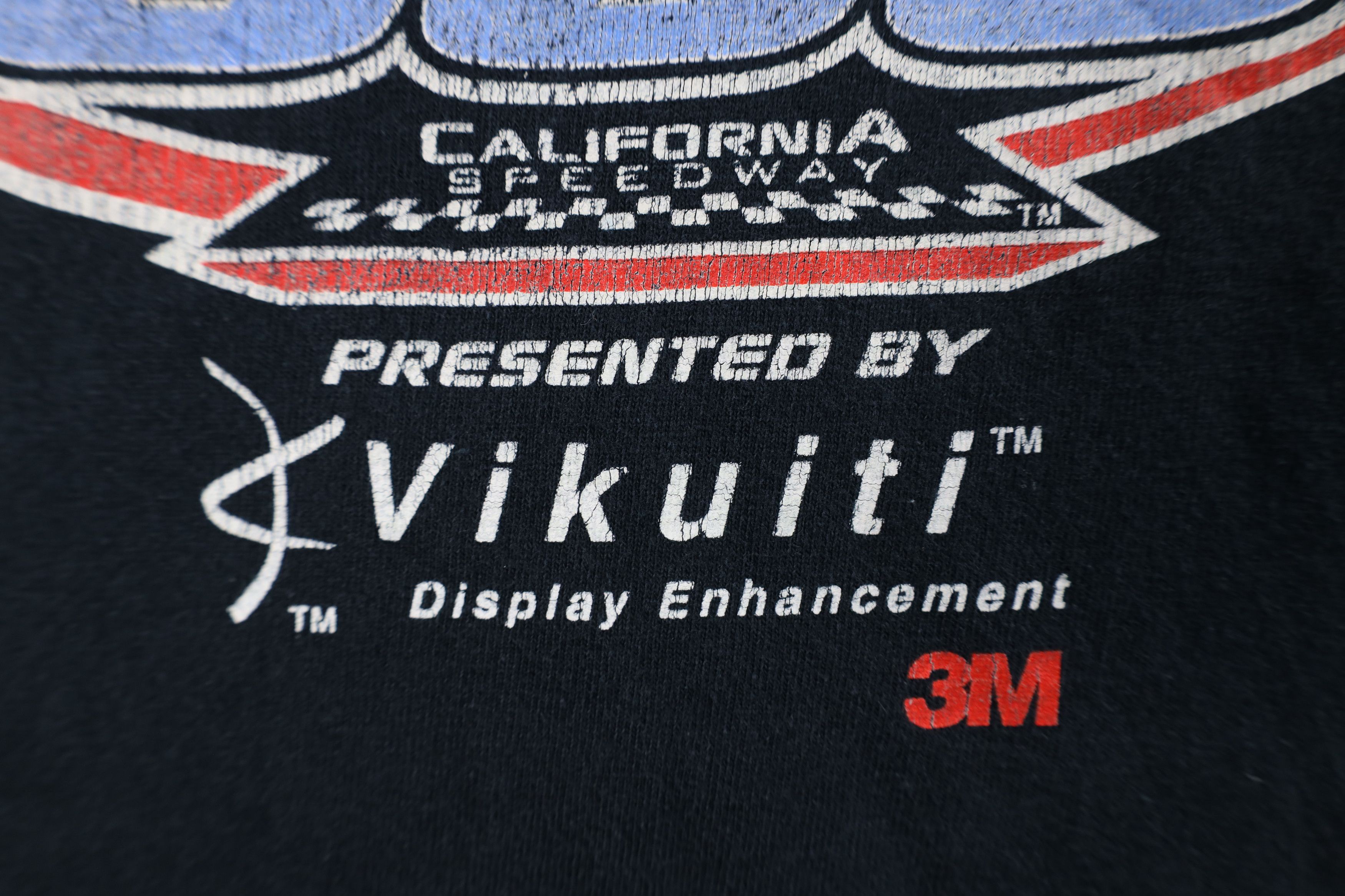 Vintage Vintage Y2K 2007 California Speedway Nascar Racing T-Shirt Size US XXL / EU 58 / 5 - 5 Thumbnail