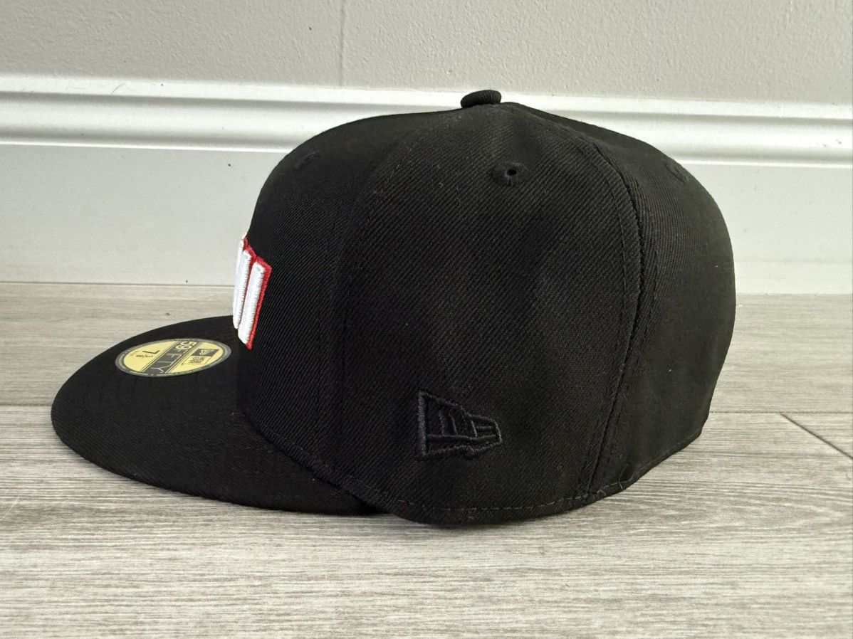 NBA × New Era Miami Heat New Era 3x Champions Black Grey Fitted Sz 7 3/8 Size ONE SIZE - 4 Thumbnail