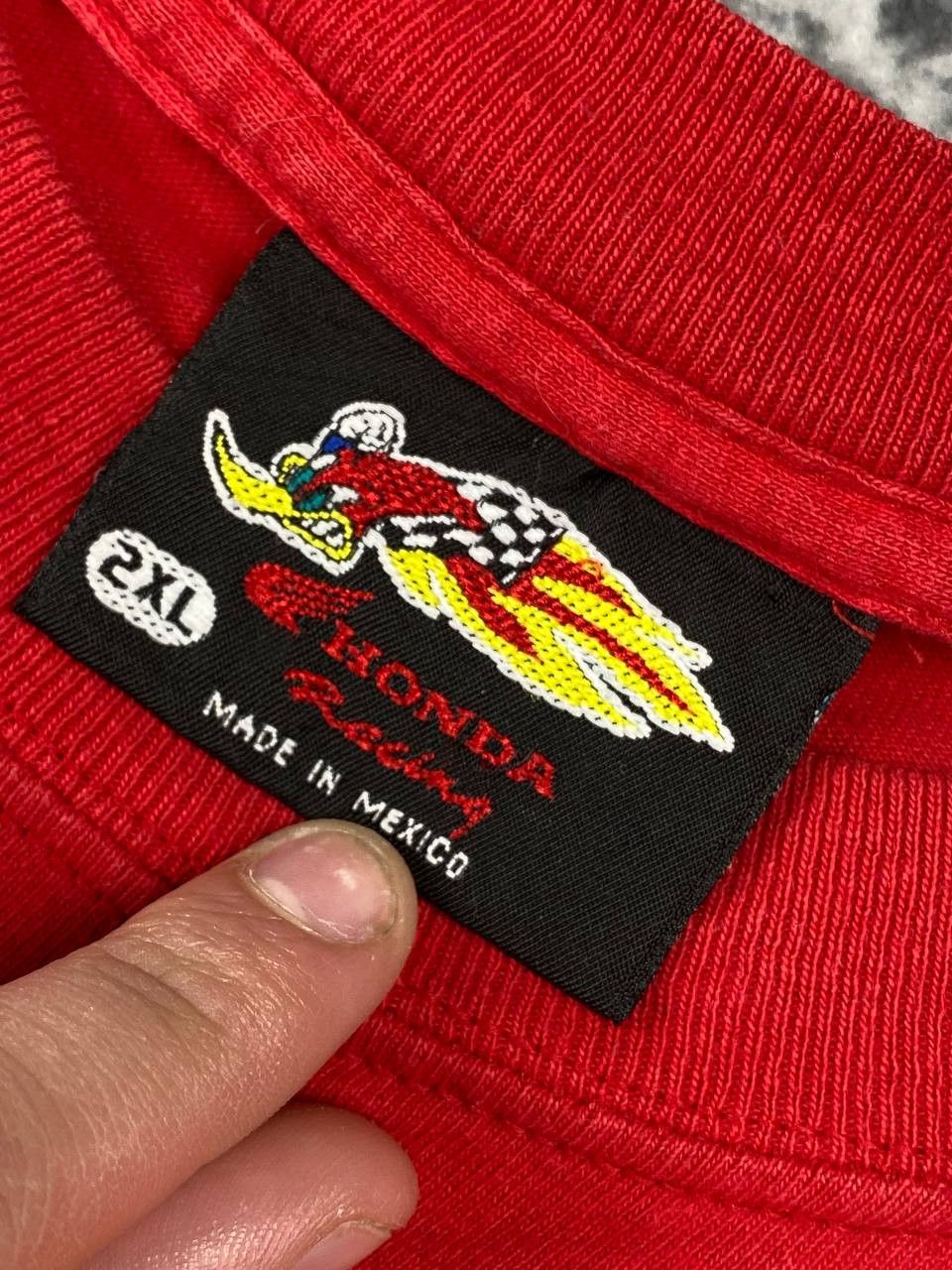 Honda Honda Racing Long Sleeve T Shirt Big Logo Size US XXL / EU 58 / 5 - 9 Thumbnail